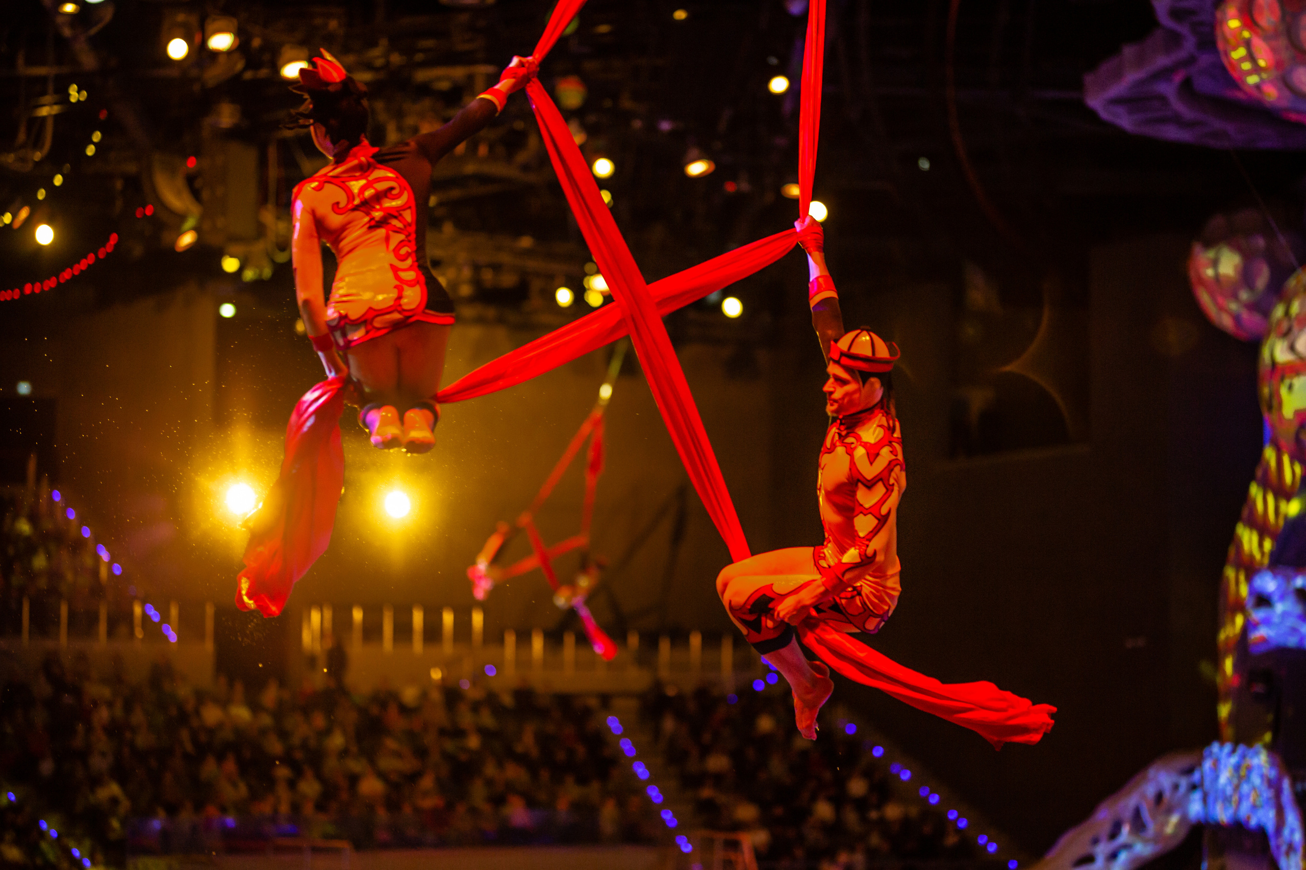 Гимнастки на шоу Москвариума. Балетный фотограф Москва Майоров Николай