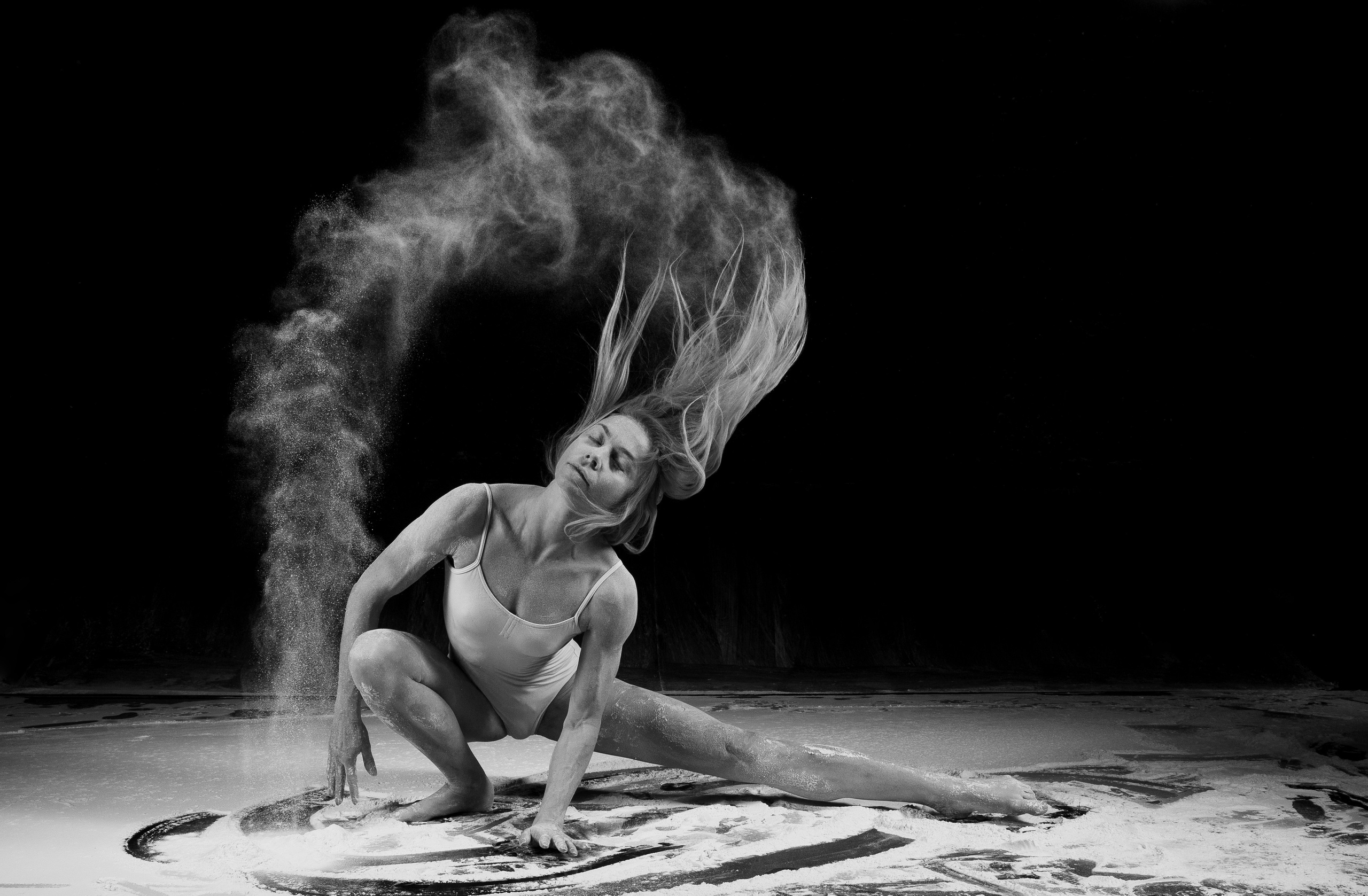 Юлия сессия с мукой. Балетный фотограф Москва Майоров Николай