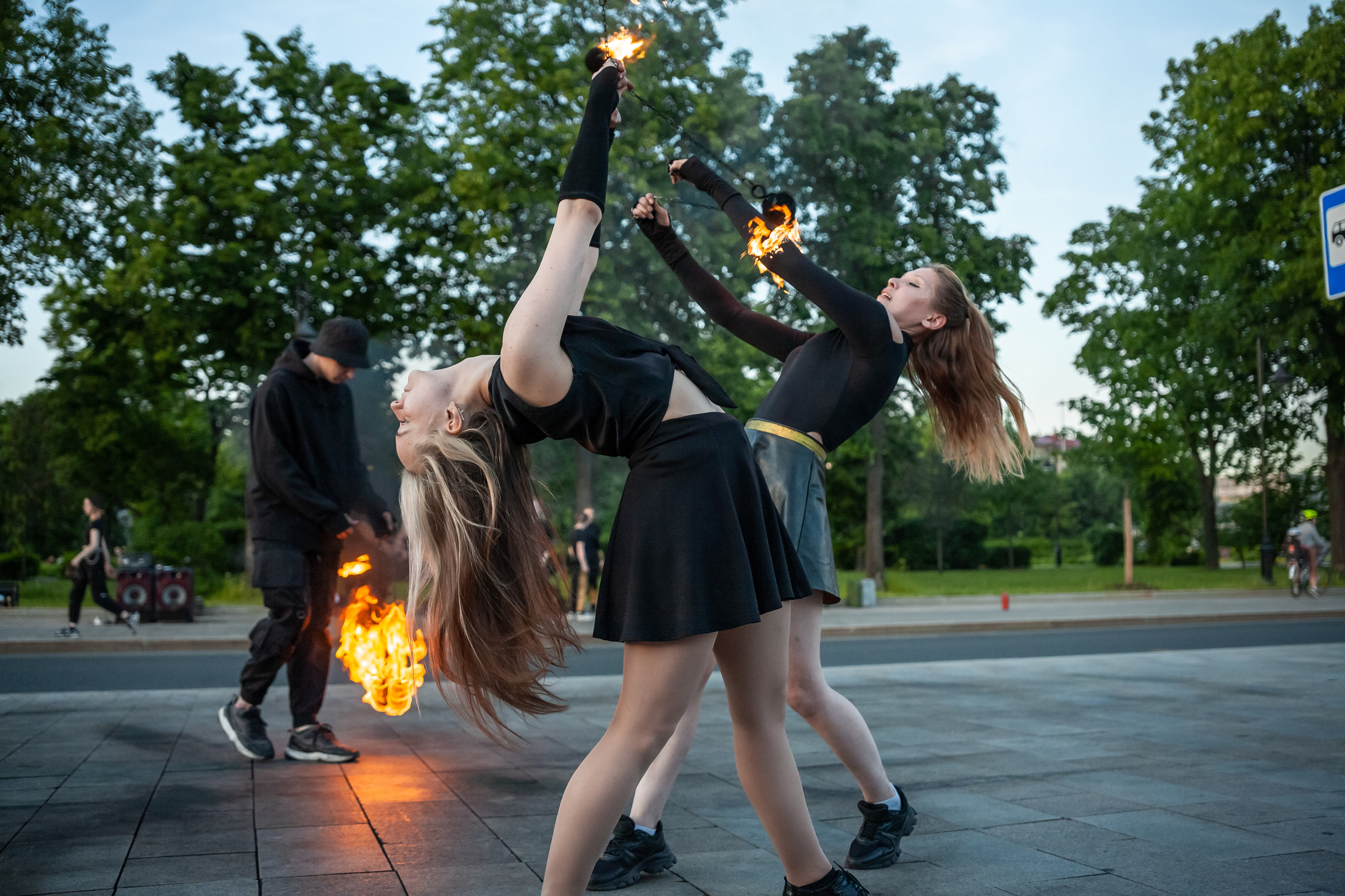 Огненное шоу. Балетный фотограф Москва Майоров Николай