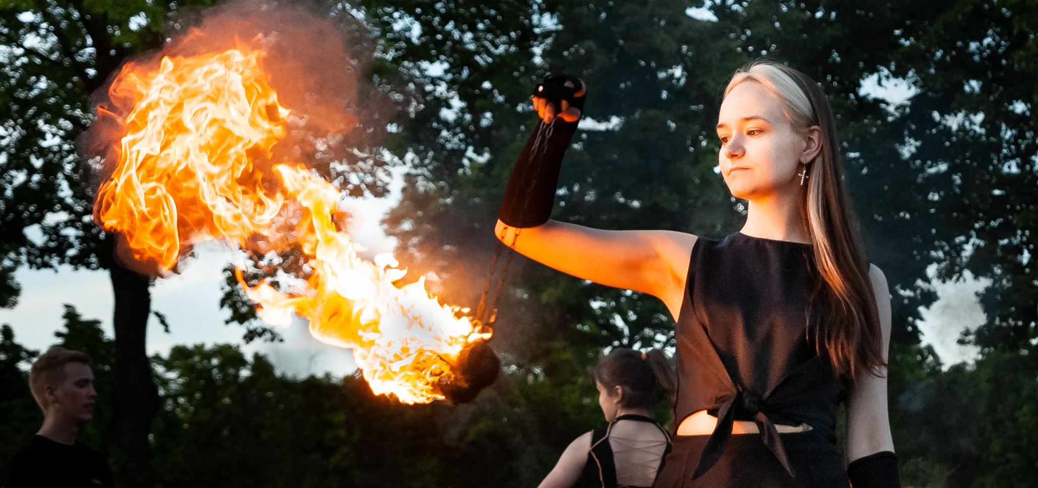 Огненное шоу. Балетный фотограф Москва Майоров Николай
