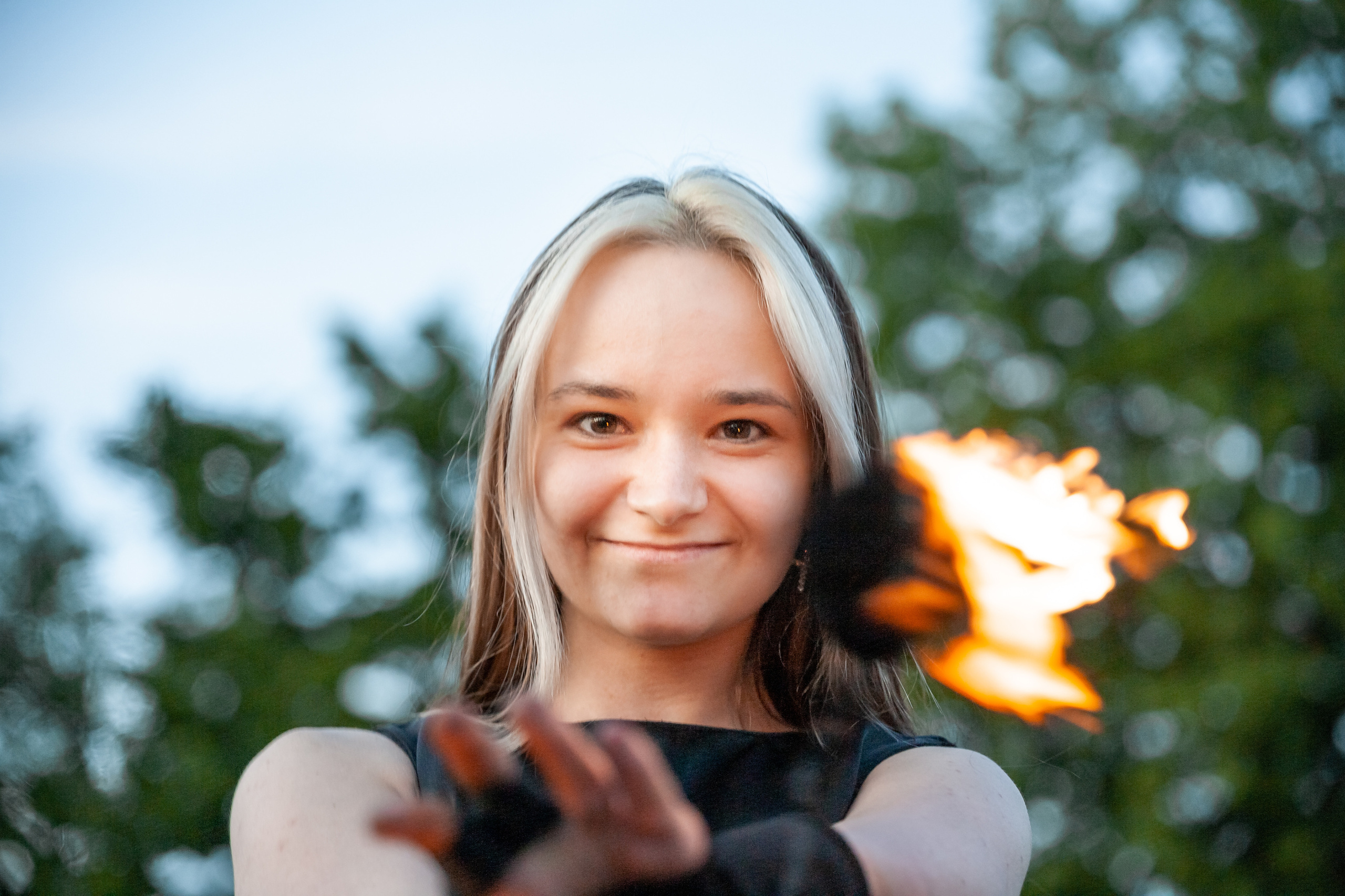 Огненное шоу. Балетный фотограф Москва Майоров Николай