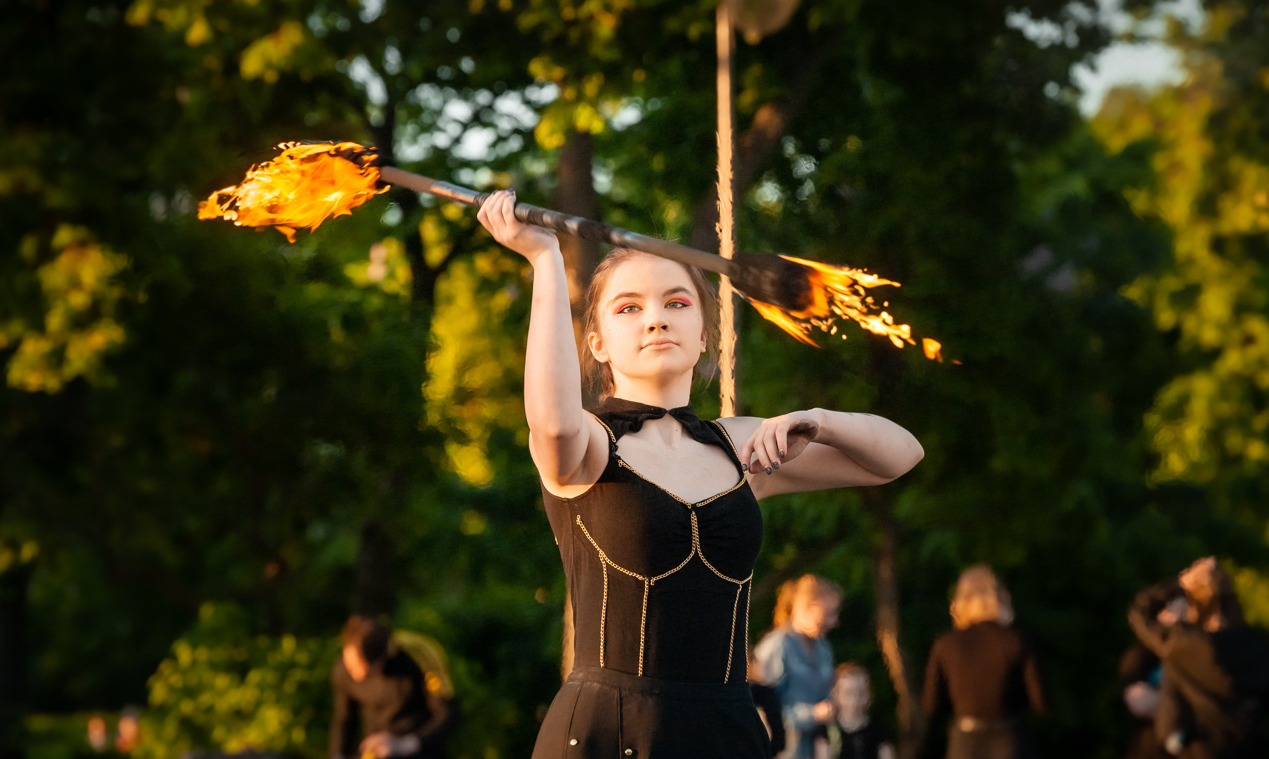 Огненное шоу. Балетный фотограф Москва Майоров Николай