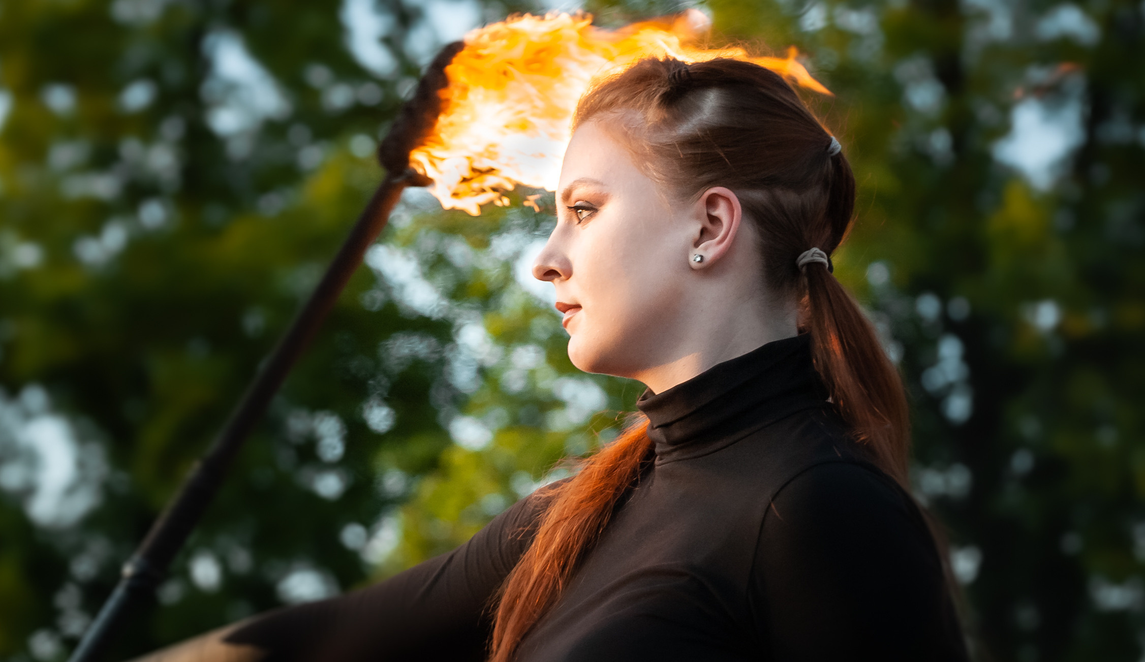 Огненное шоу. Балетный фотограф Москва Майоров Николай