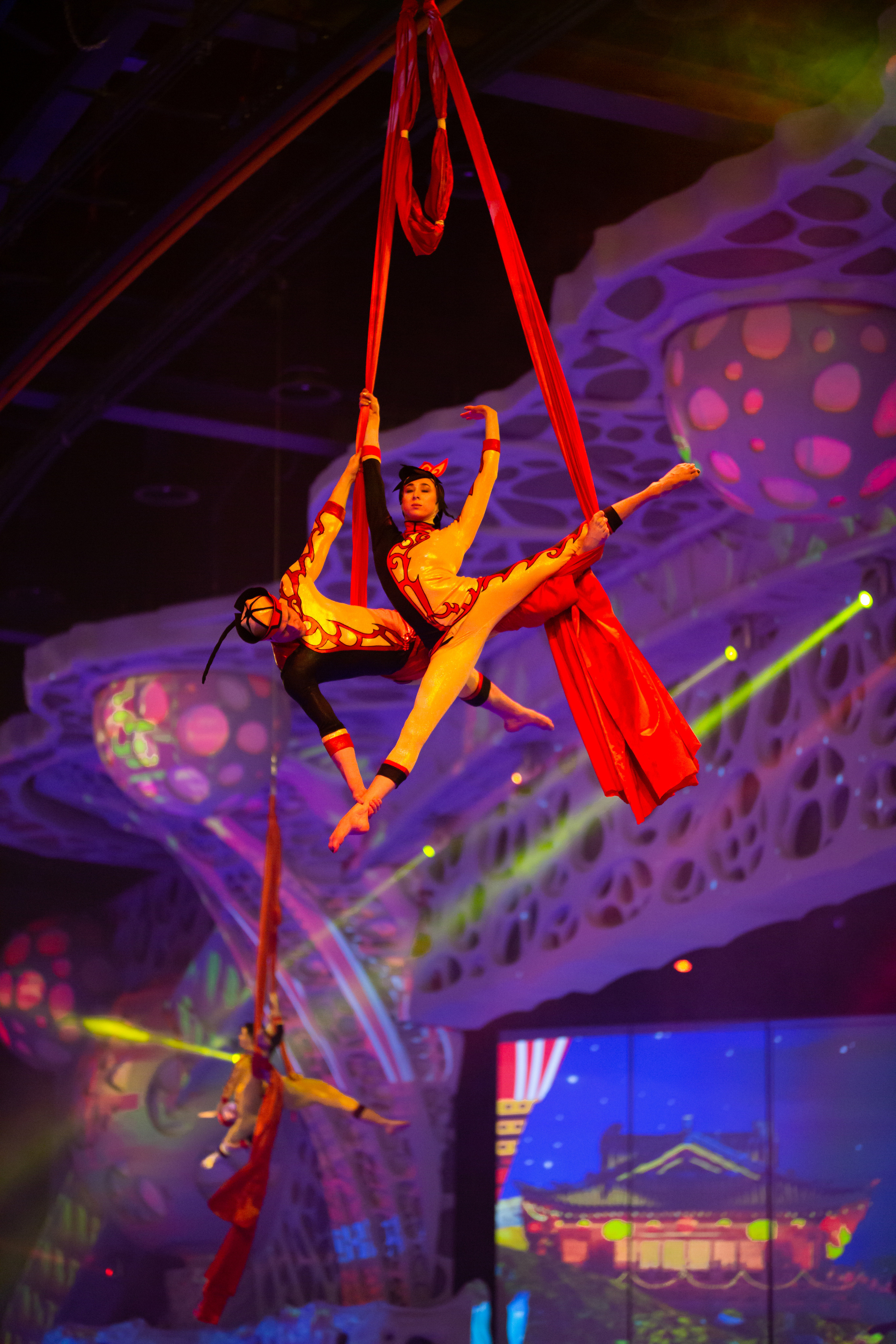 Гимнастки на шоу Москвариума. Балетный фотограф Москва Майоров Николай