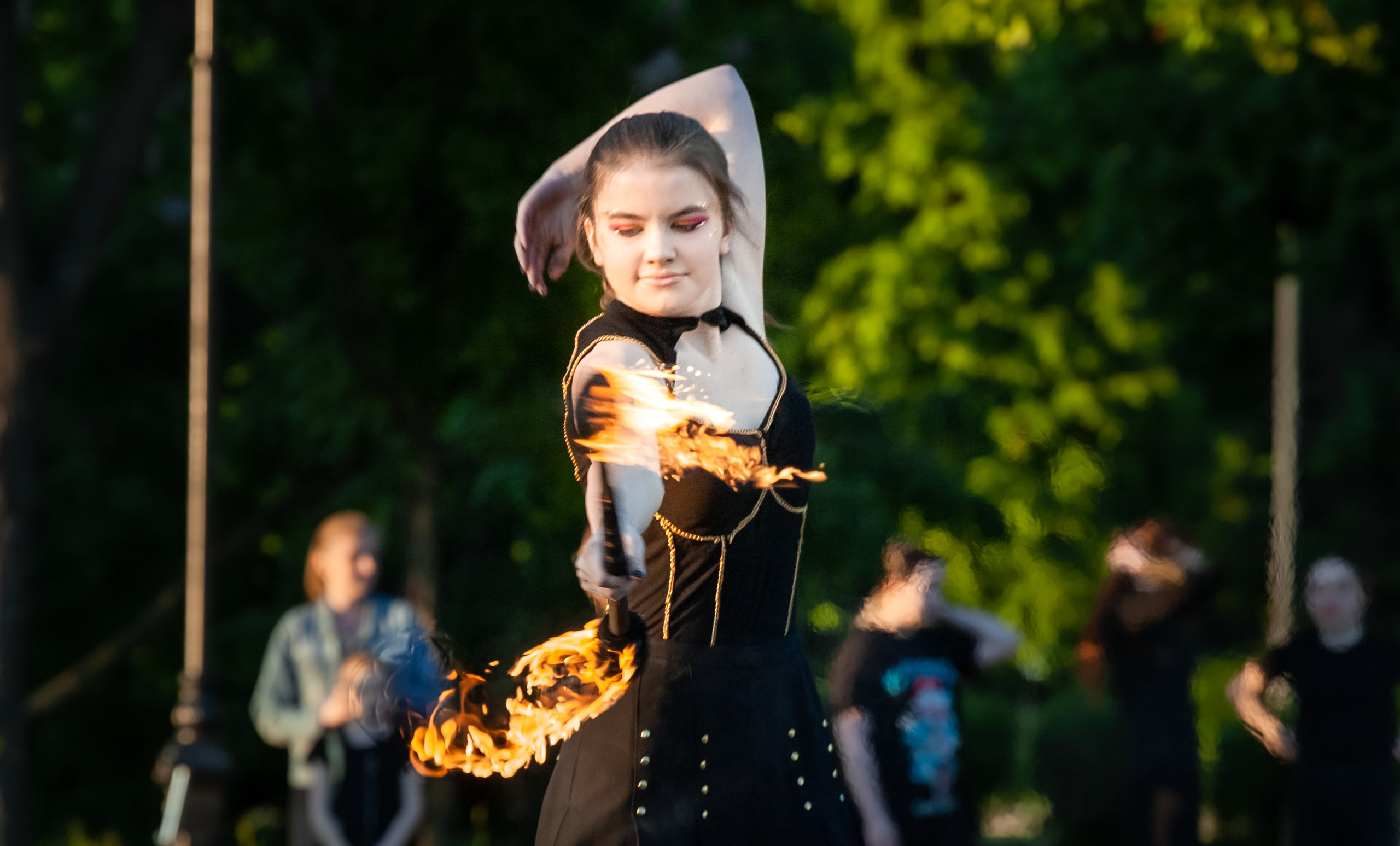 Огненное шоу. Балетный фотограф Москва Майоров Николай