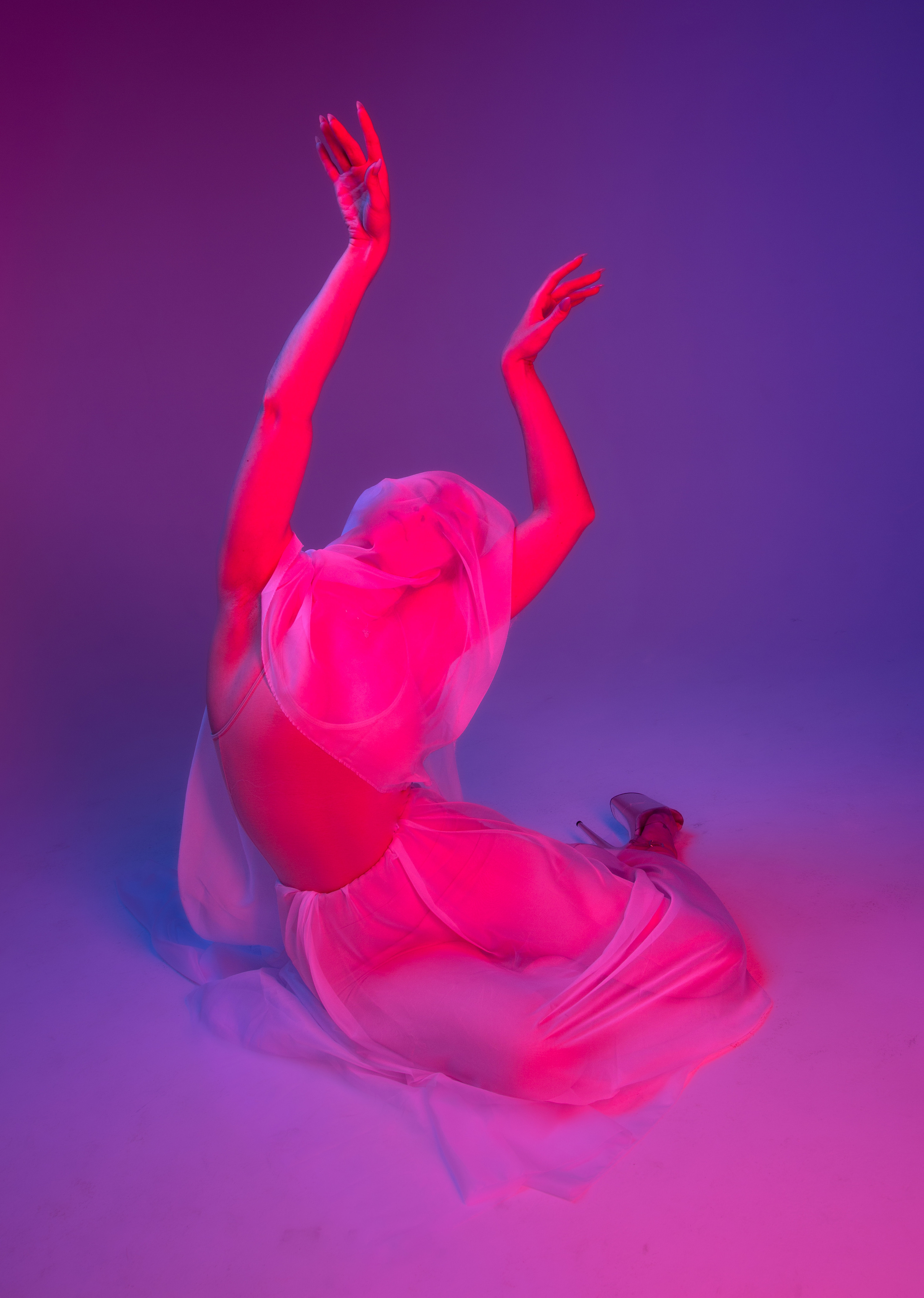 Кристина и цветной свет. Балетный фотограф Москва Майоров Николай