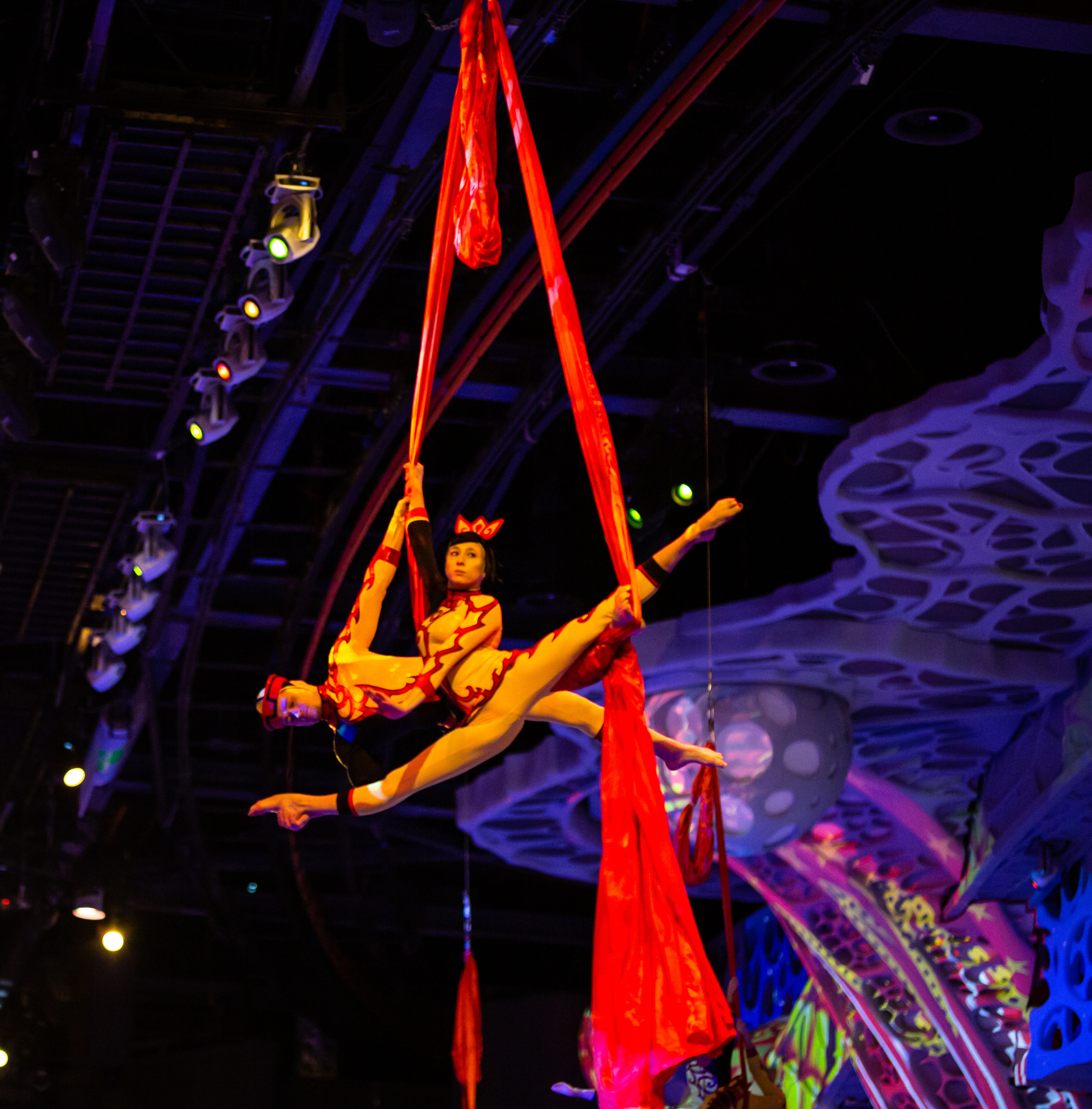 Гимнастки на шоу Москвариума. Балетный фотограф Москва Майоров Николай