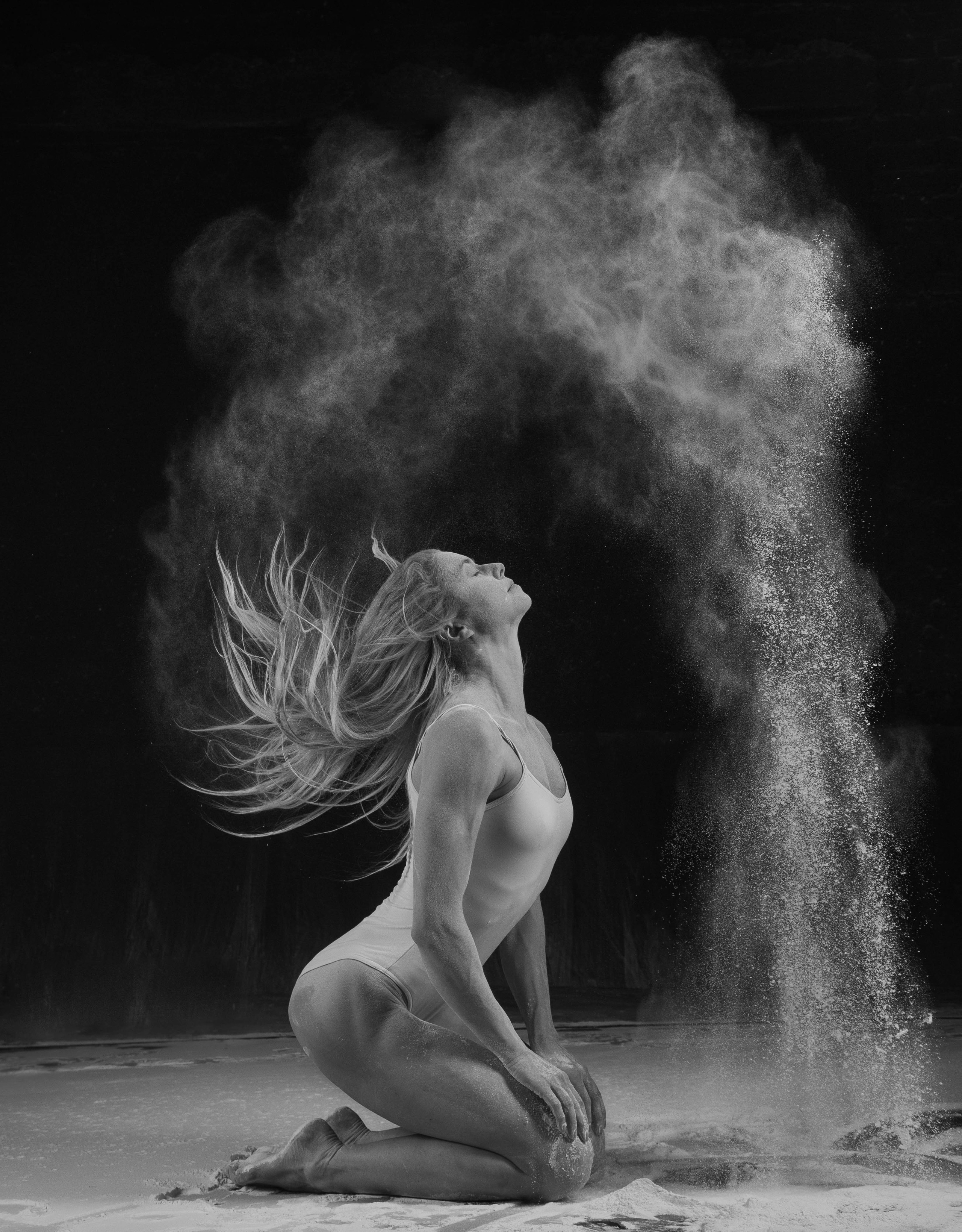 Юлия сессия с мукой. Балетный фотограф Москва Майоров Николай