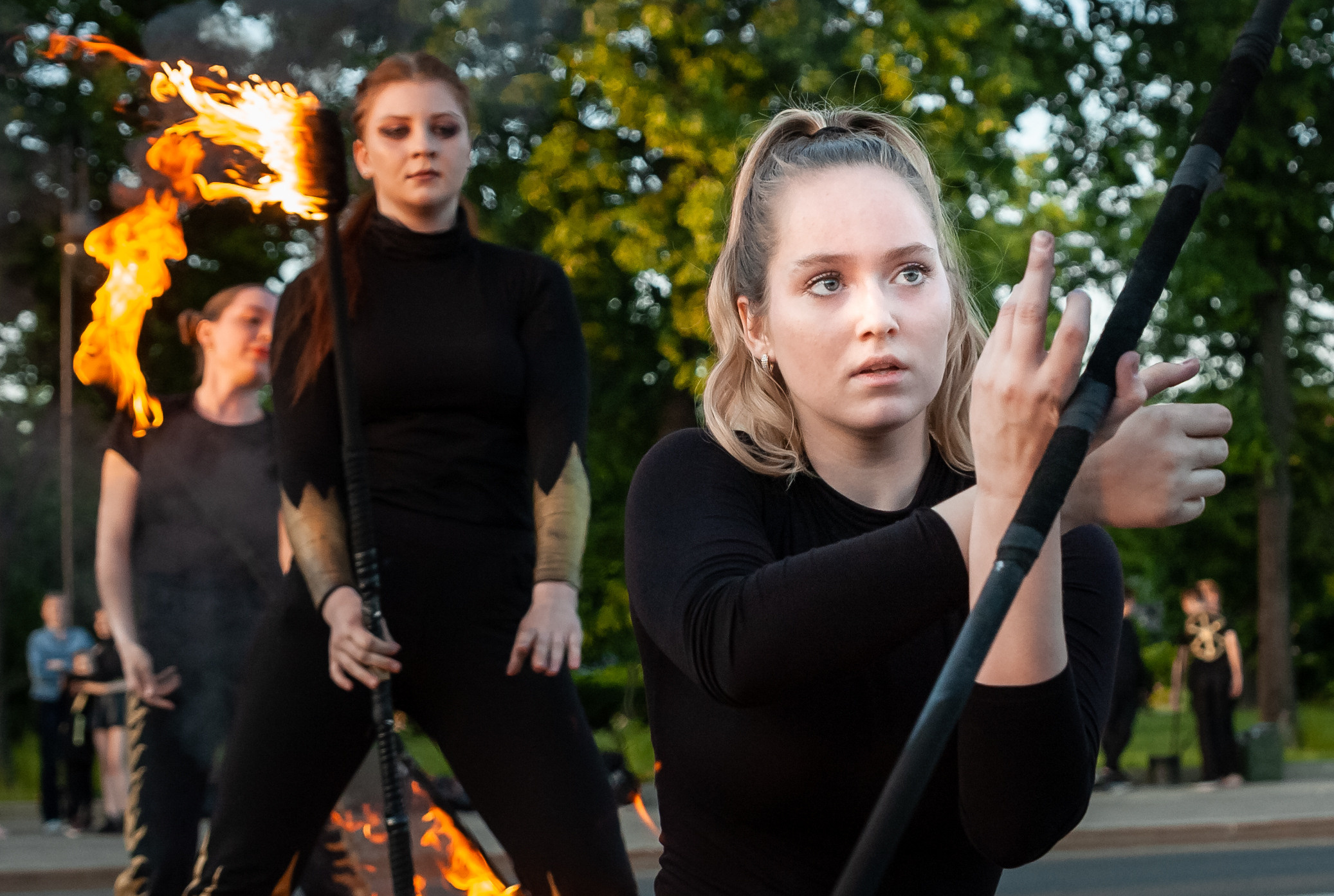 Огненное шоу. Балетный фотограф Москва Майоров Николай