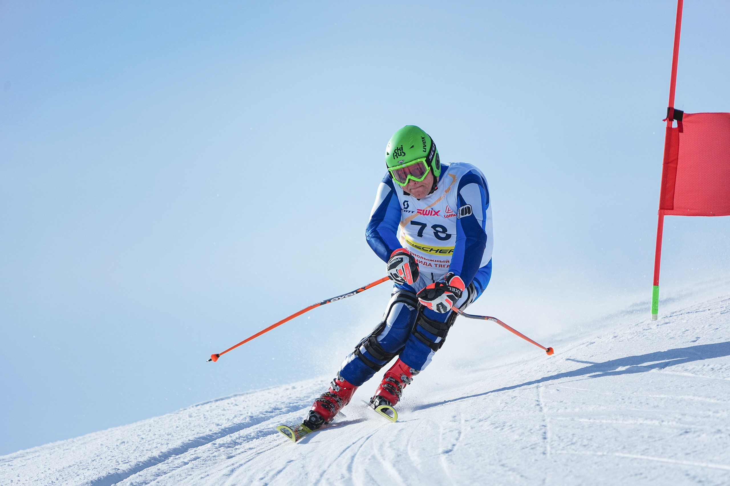 Соревнования «Приз горнолыжного клуба Леонида Тягачева», GS, 2024. Фотограф Студитский Евгений