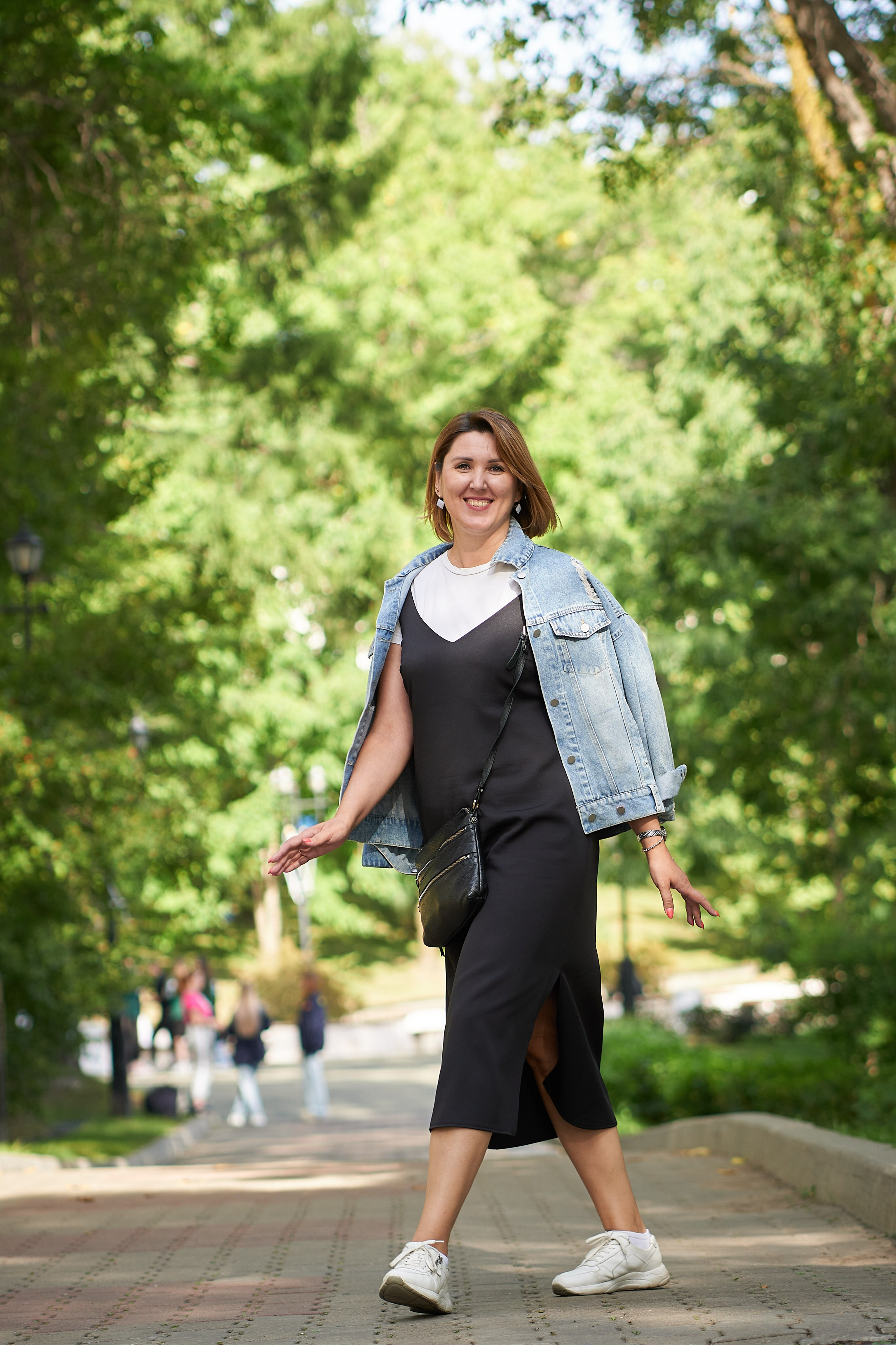 Прогулка с семьёй. Анна Катасонова