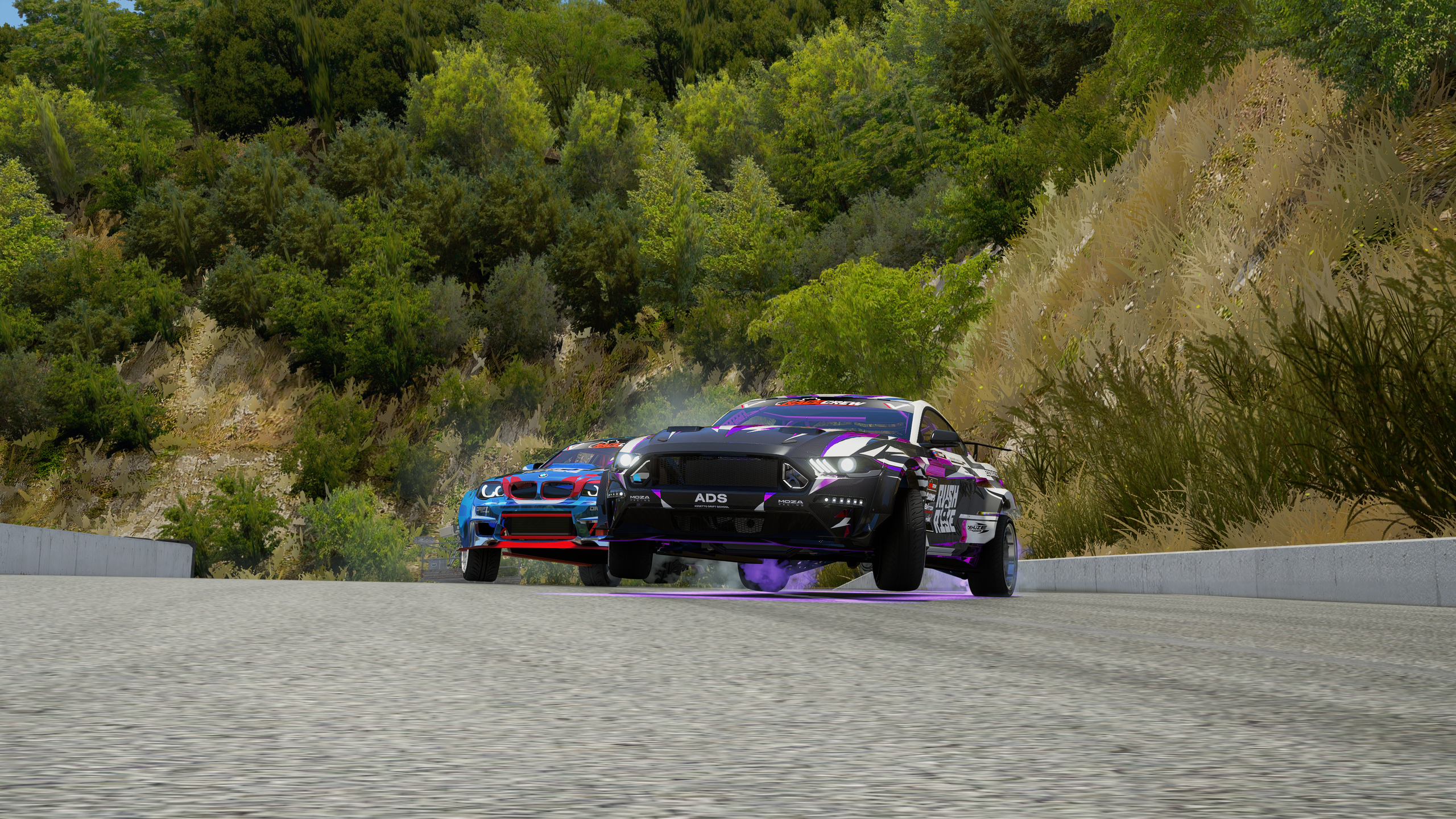 Virtual Drift Challenge Okuibuki. Assetto Corsa Drift Mods