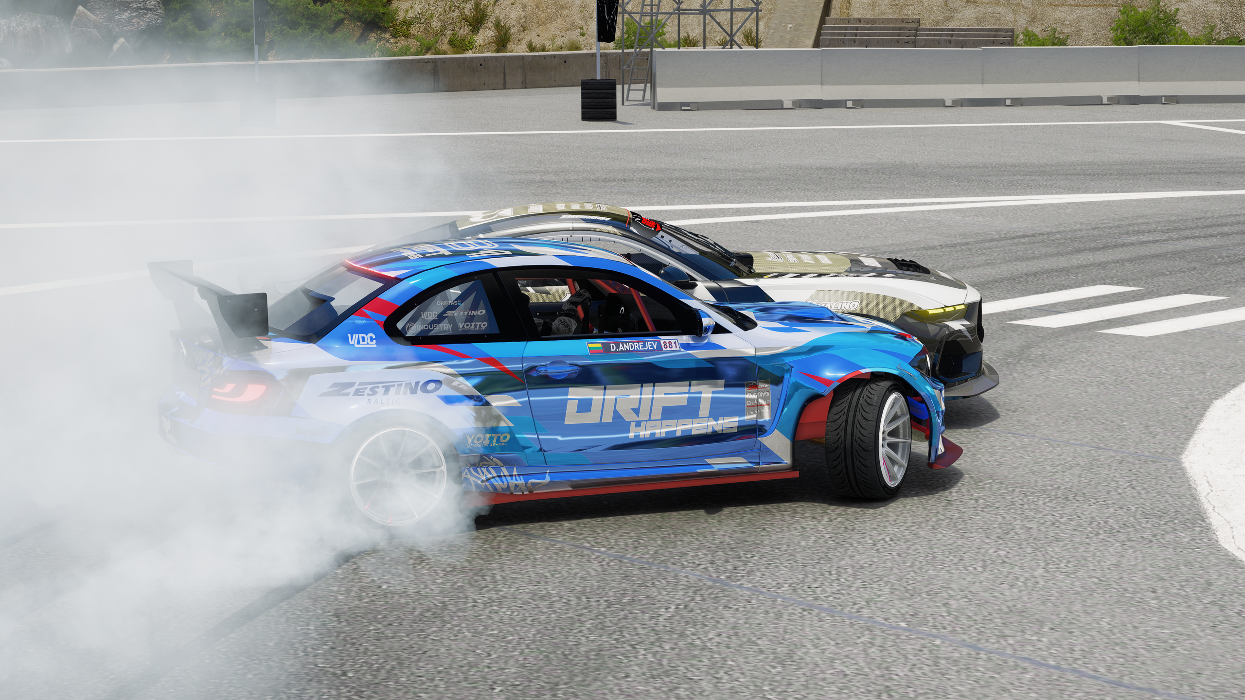 Virtual Drift Challenge Okuibuki. Assetto Corsa Drift Mods