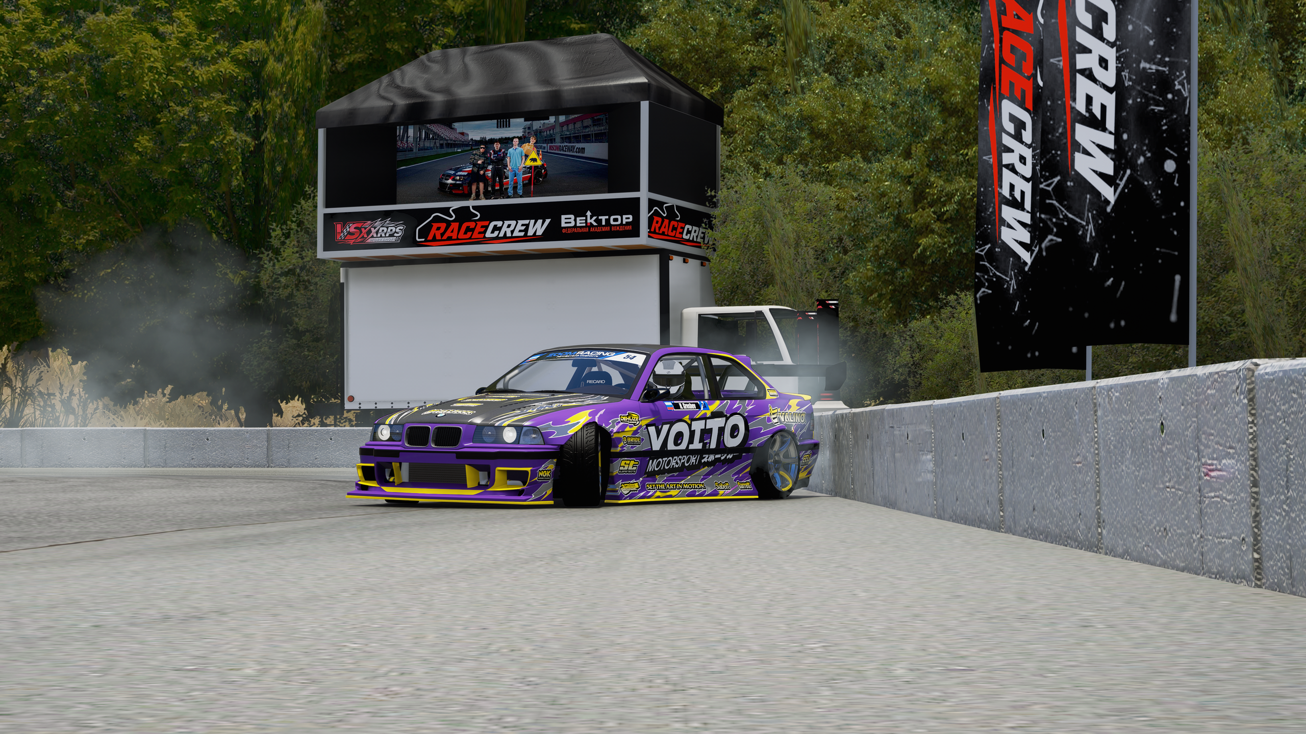 Virtual Drift Challenge Okuibuki. Assetto Corsa Drift Mods
