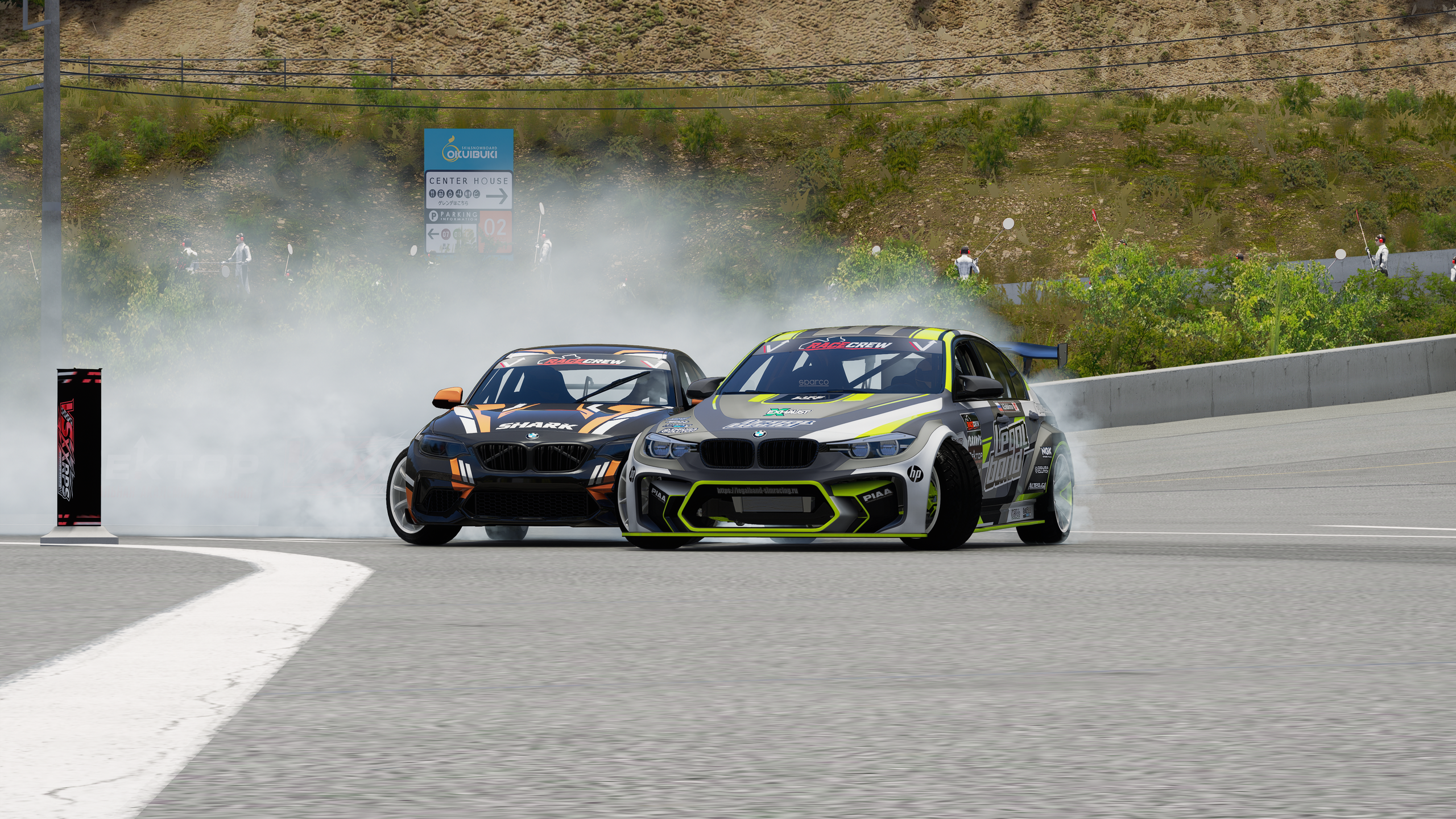 Virtual Drift Challenge Okuibuki. Assetto Corsa Drift Mods