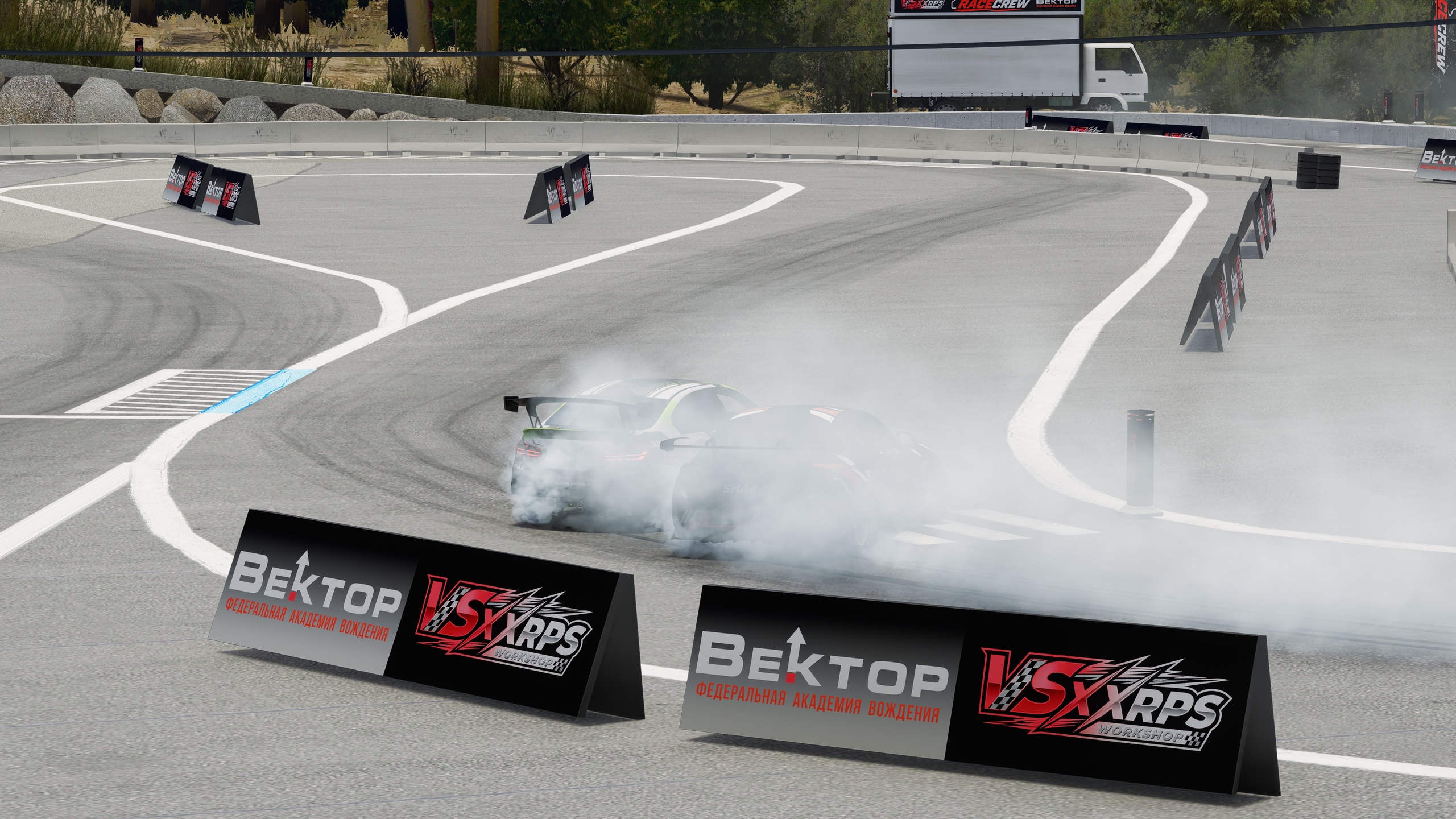Virtual Drift Challenge Okuibuki. Assetto Corsa Drift Mods