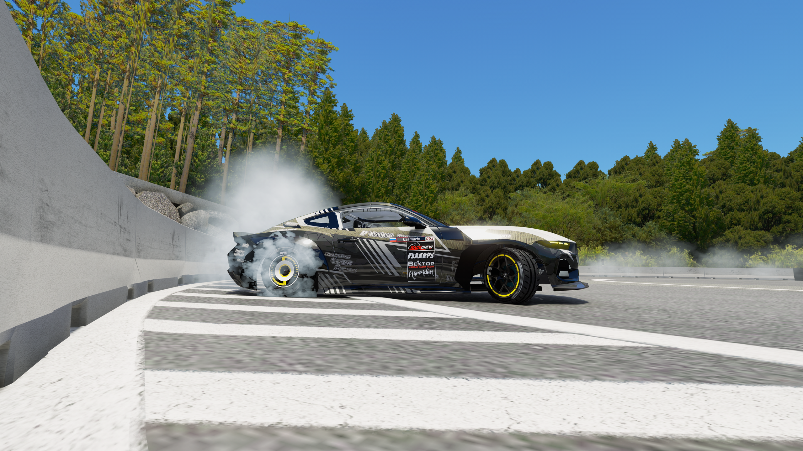 Virtual Drift Challenge Okuibuki. Assetto Corsa Drift Mods