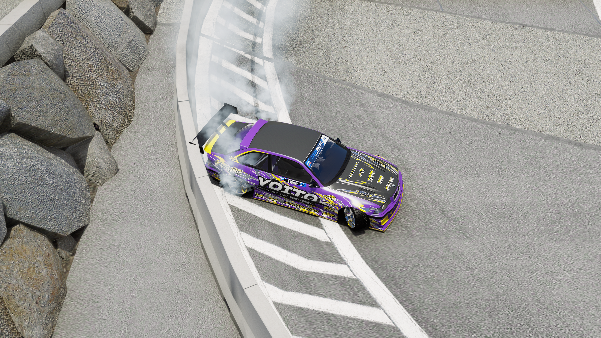 Virtual Drift Challenge Okuibuki. Assetto Corsa Drift Mods