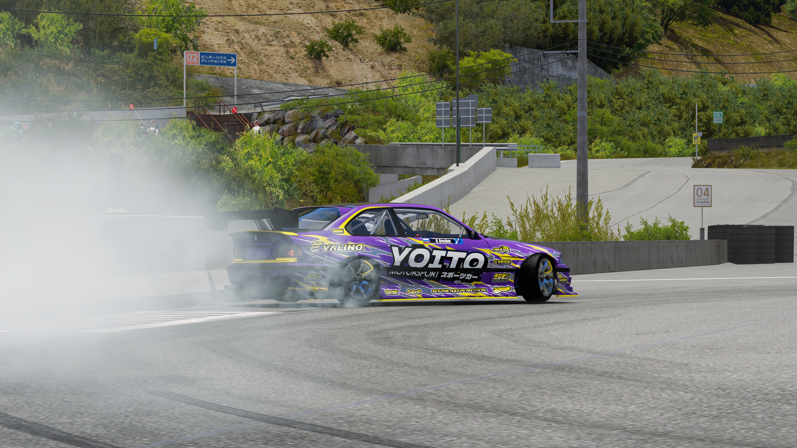 Virtual Drift Challenge Okuibuki. Assetto Corsa Drift Mods