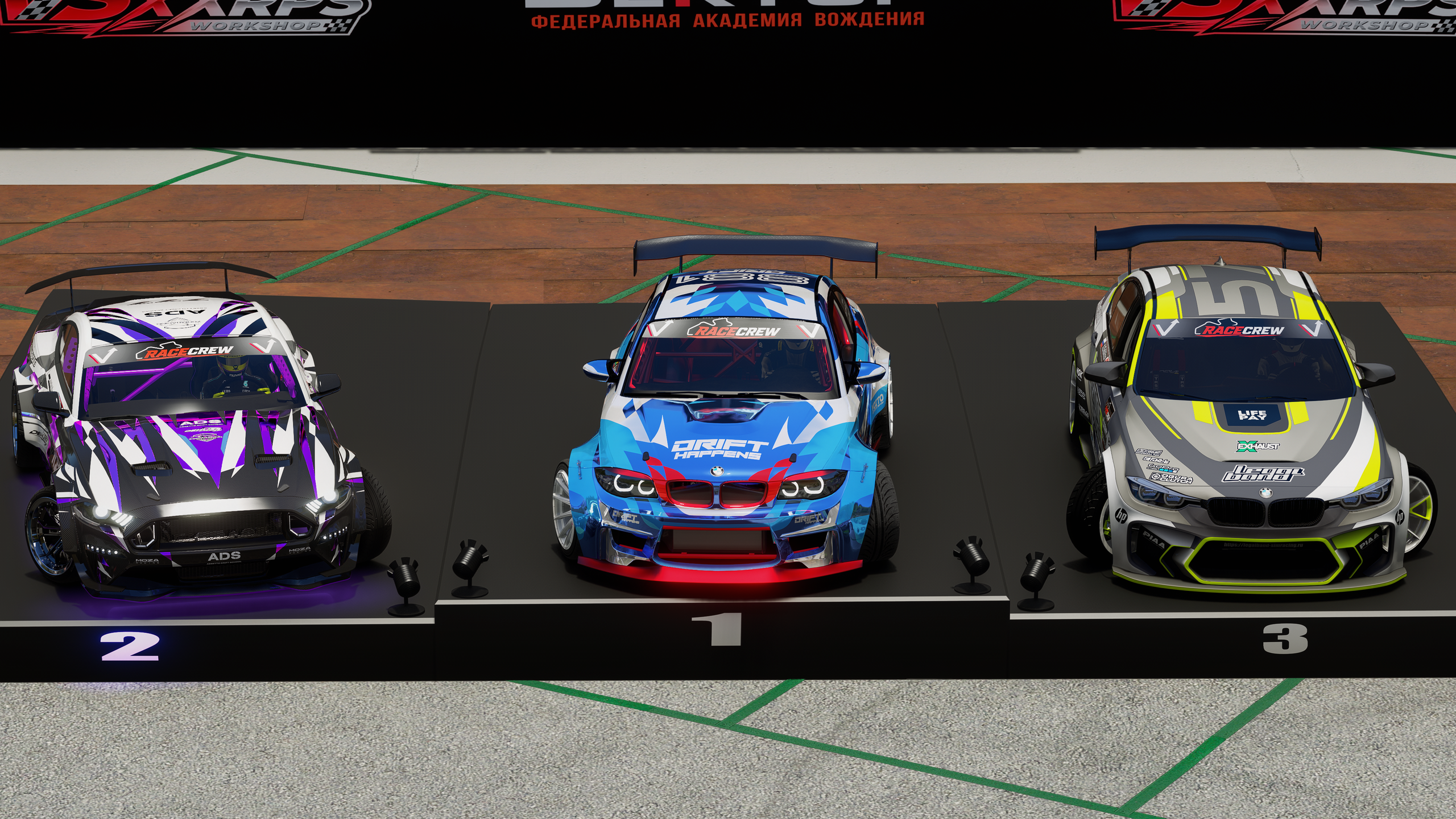 Virtual Drift Challenge Okuibuki. Assetto Corsa Drift Mods