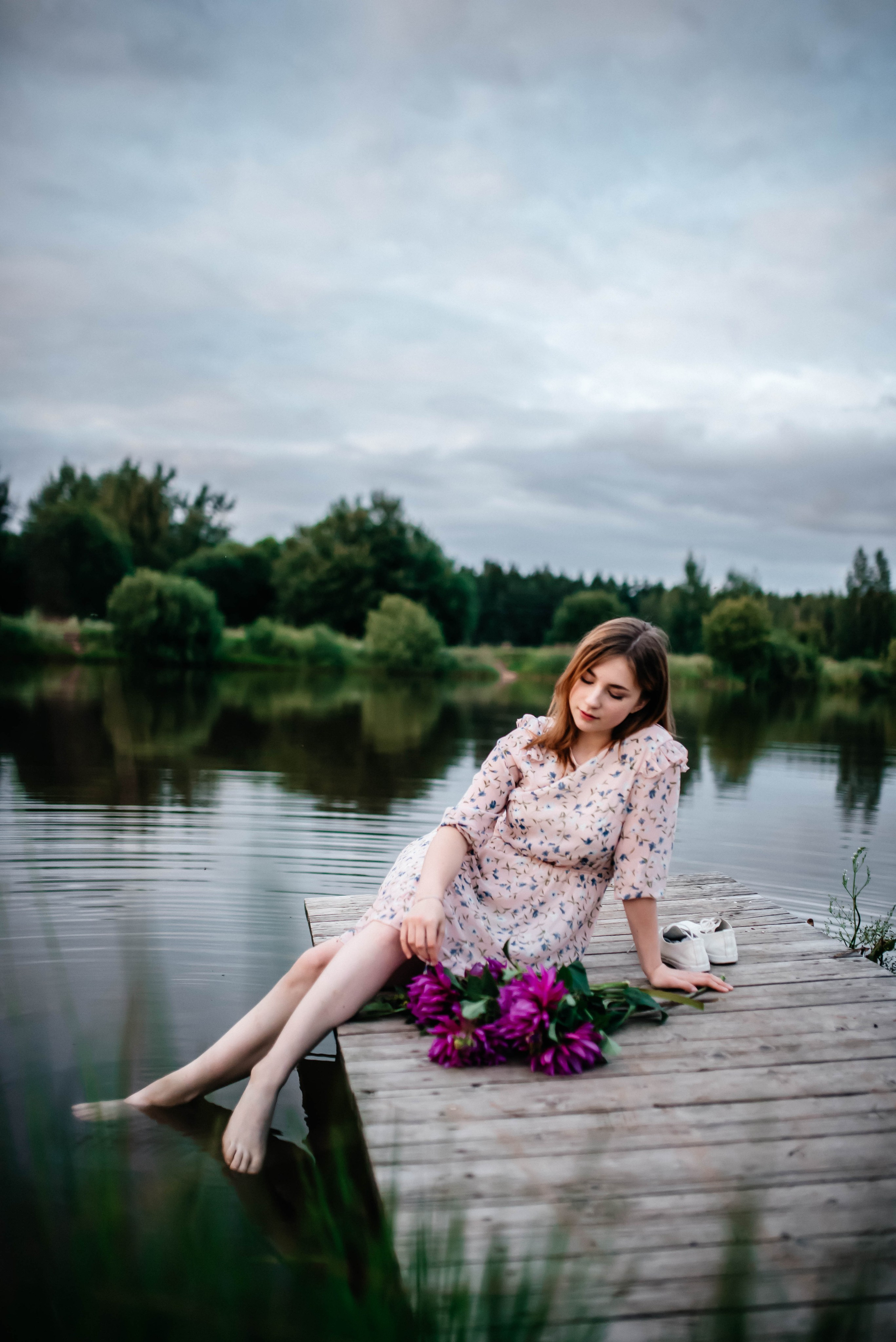 Маша, лето, закат. Главная