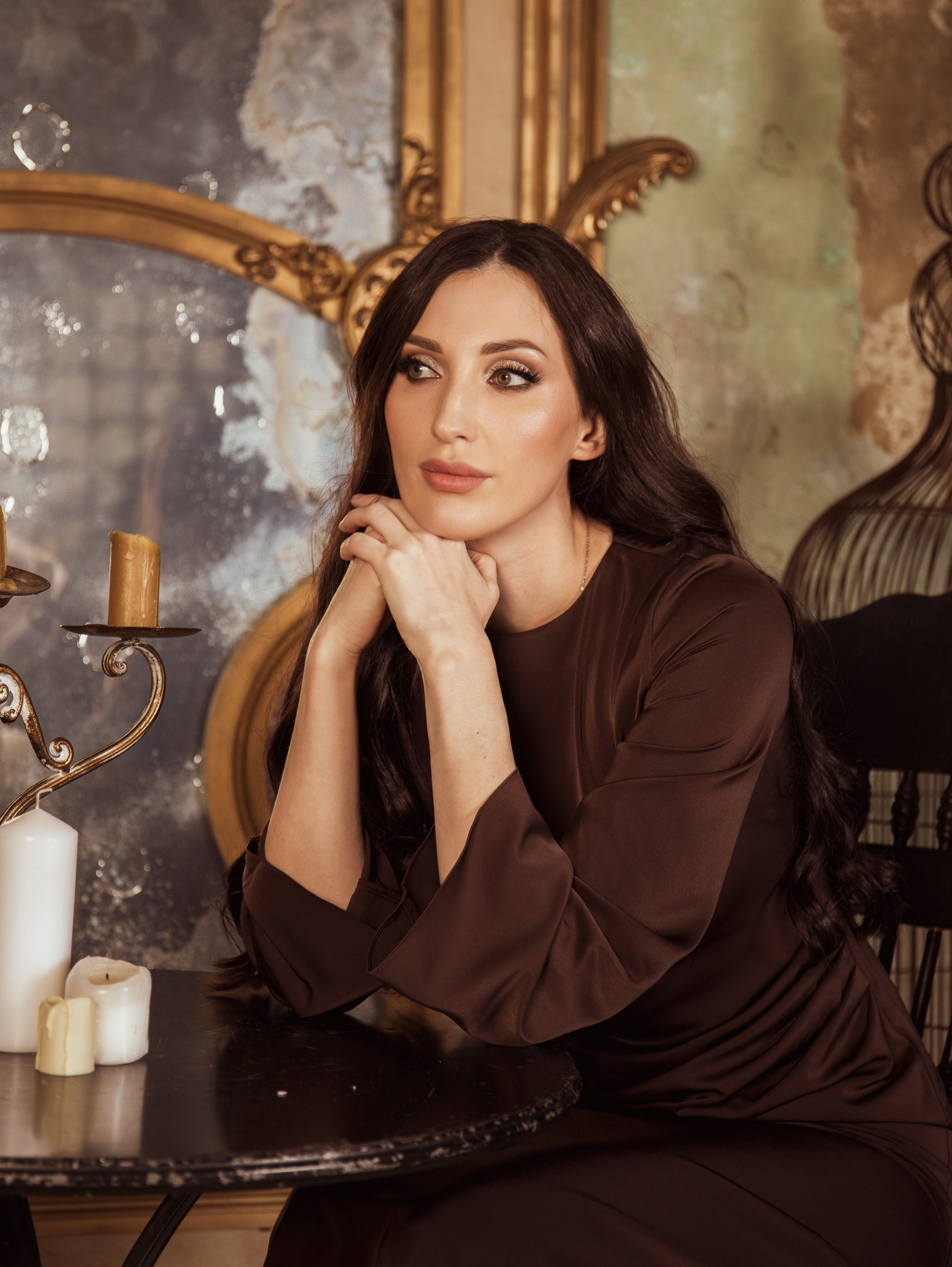 Мама с дочкой, новогодняя сьемка. Свадебный и семейный фотограф в Москве Мила Широких