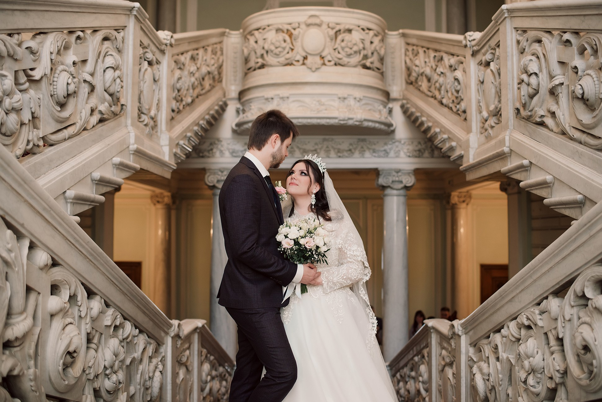 Алина и Илья. Свадебная классика. Семейный и Свадебный фотограф. Санкт-Петербург. Пушкин