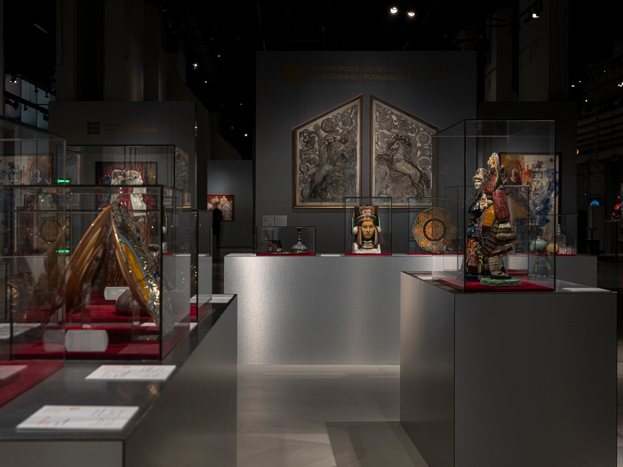 Выставка «200 лет. Юбилейная выставка Университета имени Строганова», архитектор Юлия Наполова PC_Culture. Фотограф Василий Буланов