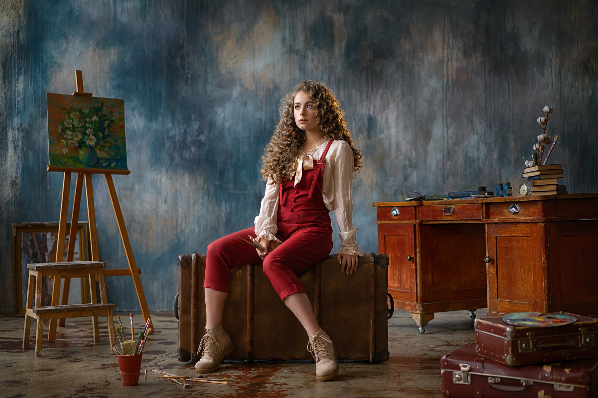 Портретная фотосессия «Художник». Фотограф Екатеринбург Кокшарова Александра