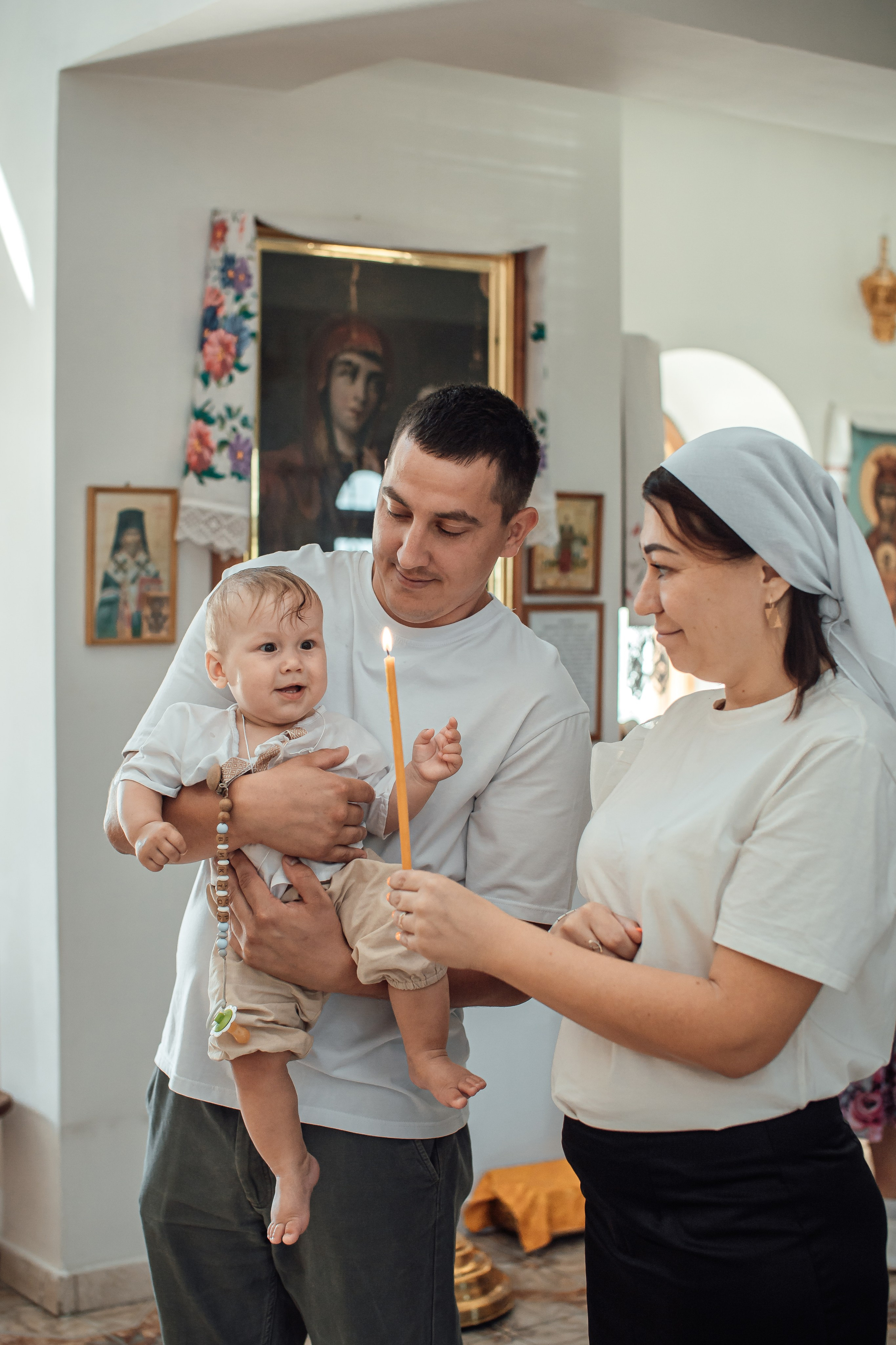 Таинство крещения. Фотограф Arina Elatova