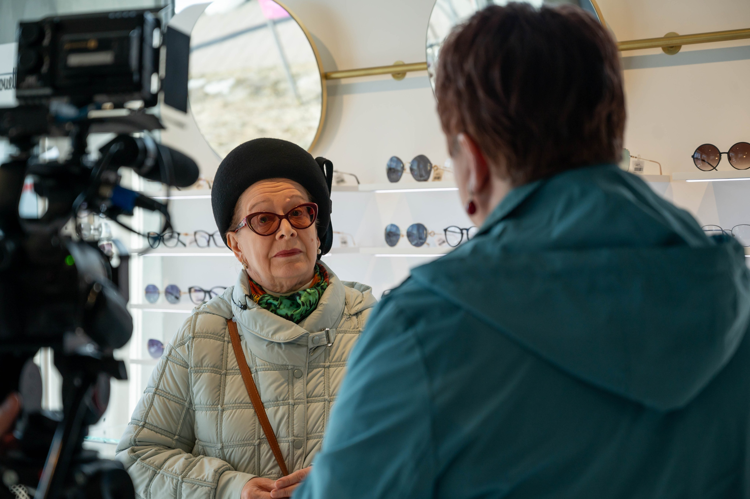 Съёмка открытия оптики