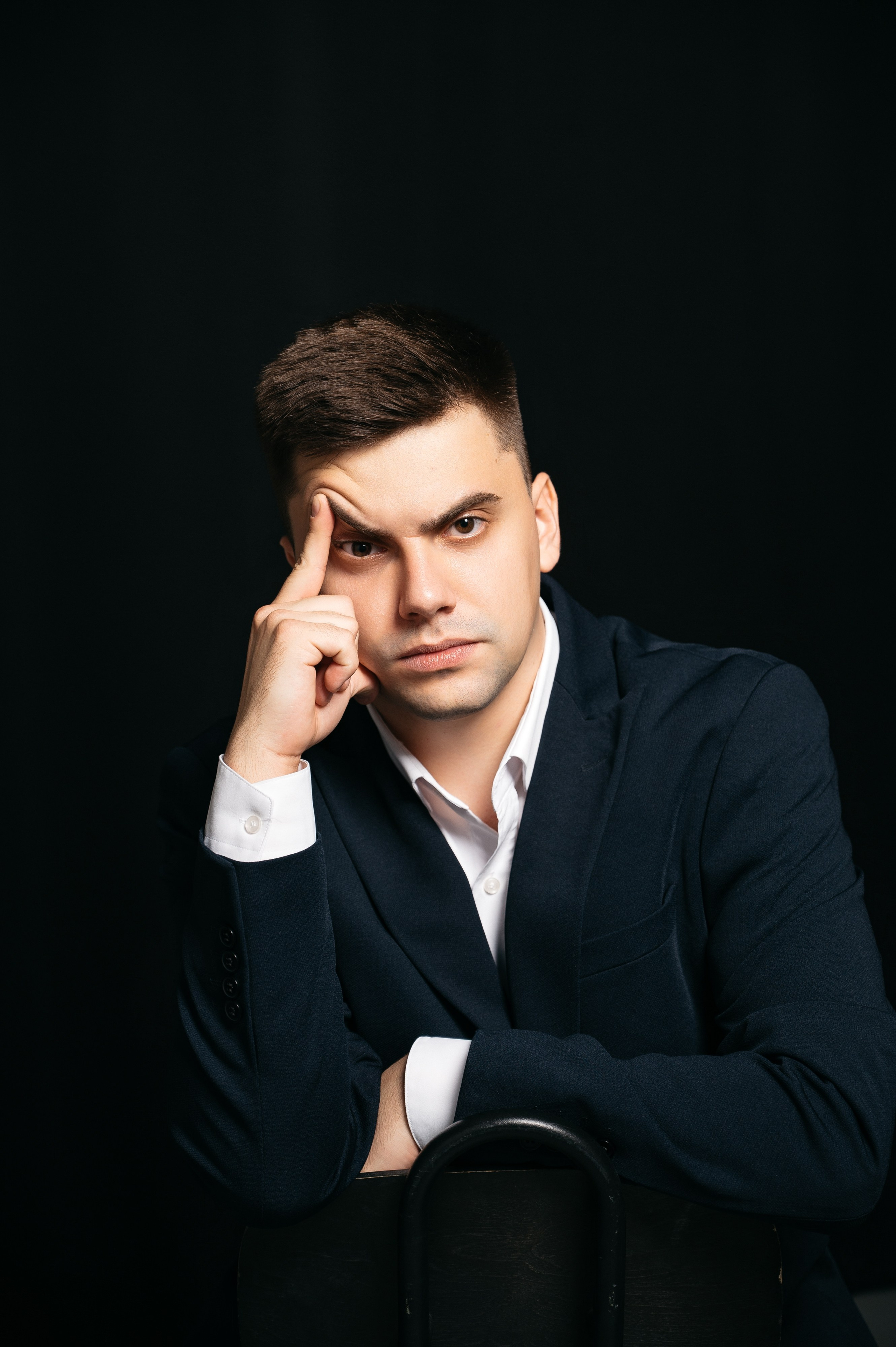 Мужской портрет. Свадебный и студийный фотограф в Москве Попов Вячеслав