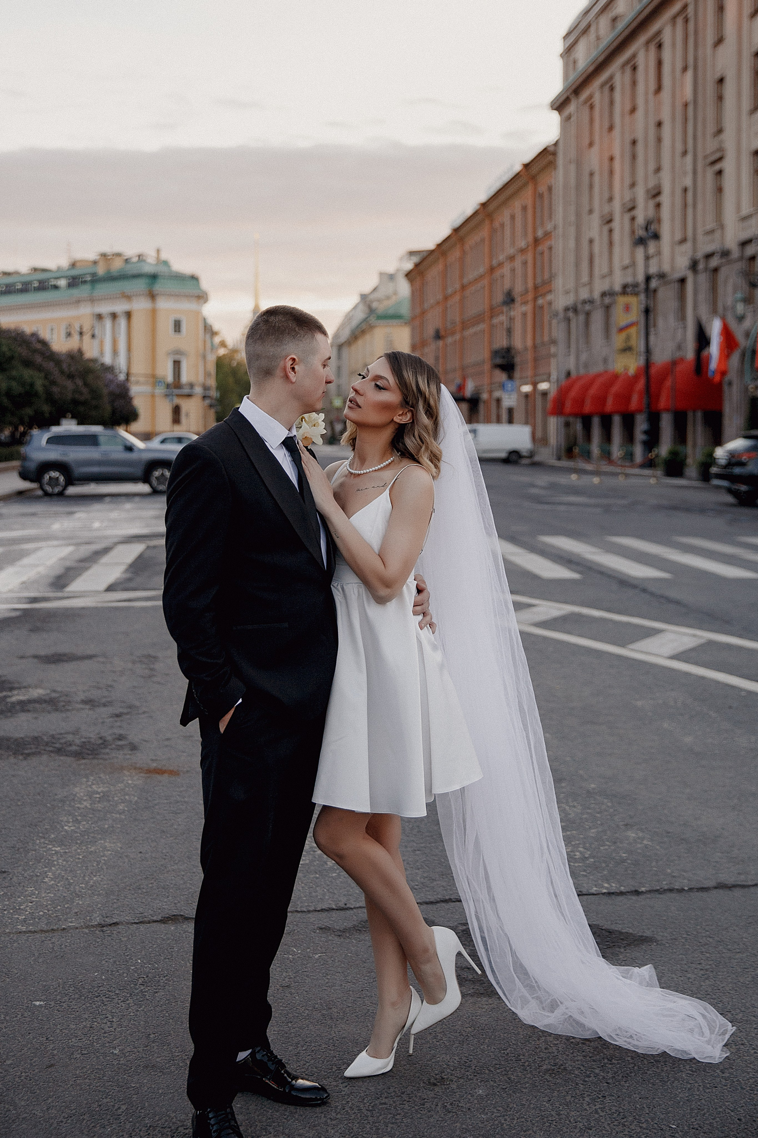Свадебная в белые ночи. Свадебный фотограф Санкт-Петербург  Москва