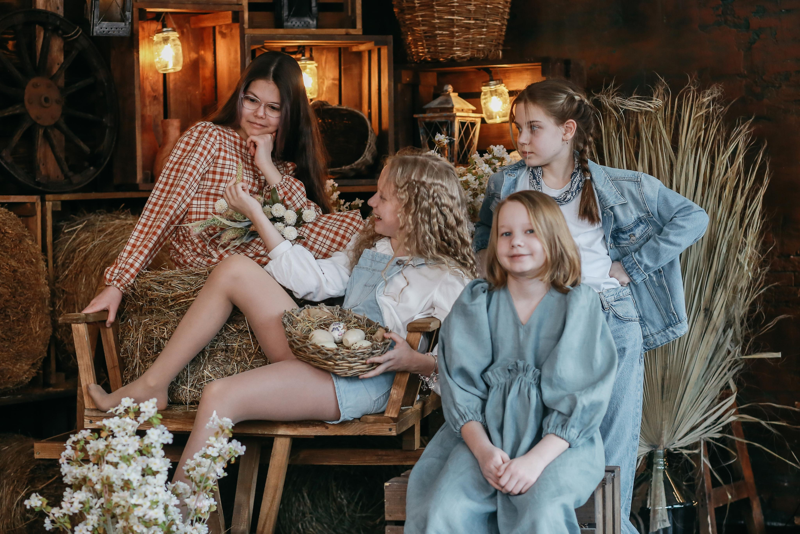 Детки и сова. Антонина Морозова, профессиональный семейный фотограф видеограф