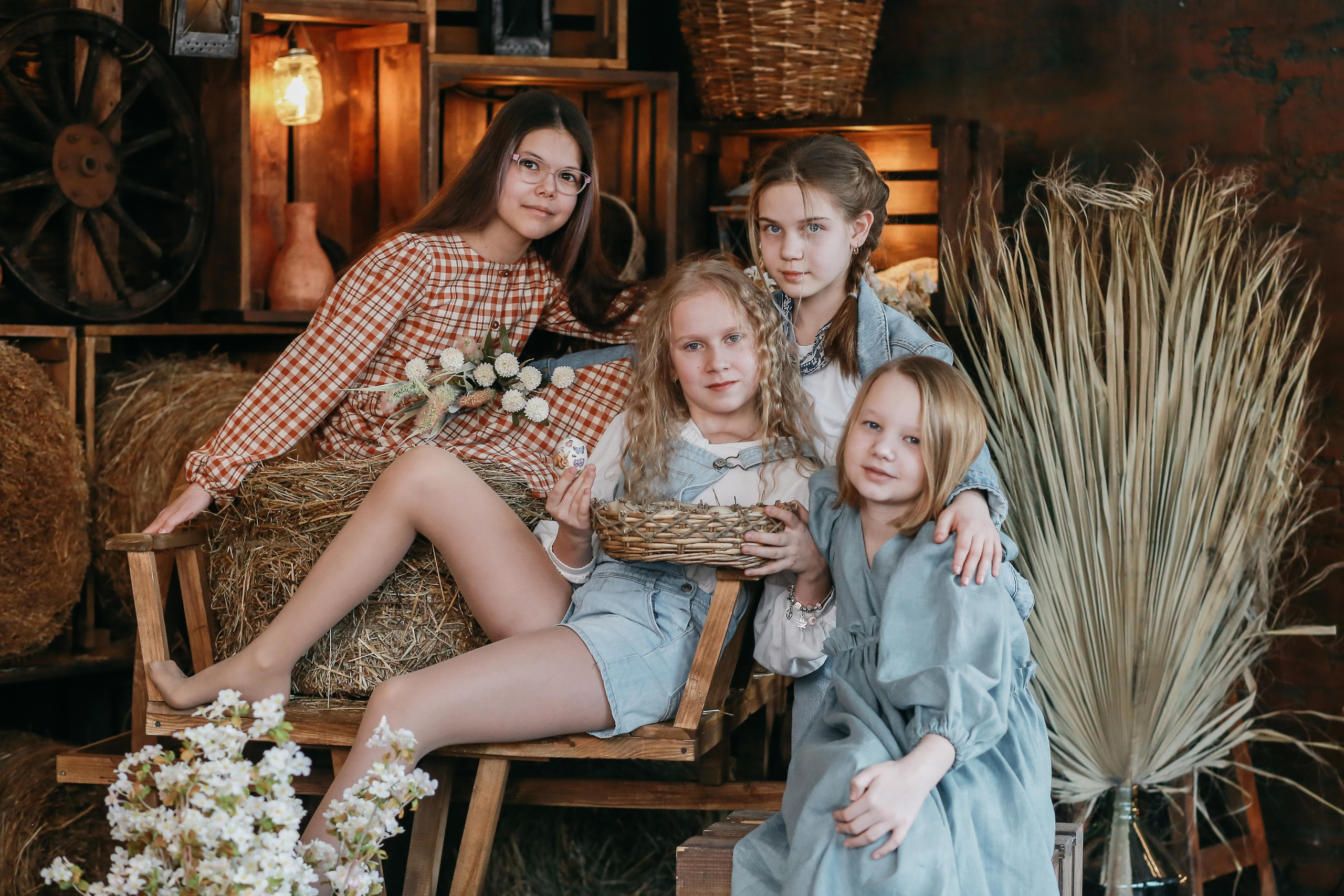 Детки и сова. Антонина Морозова, профессиональный семейный фотограф видеограф