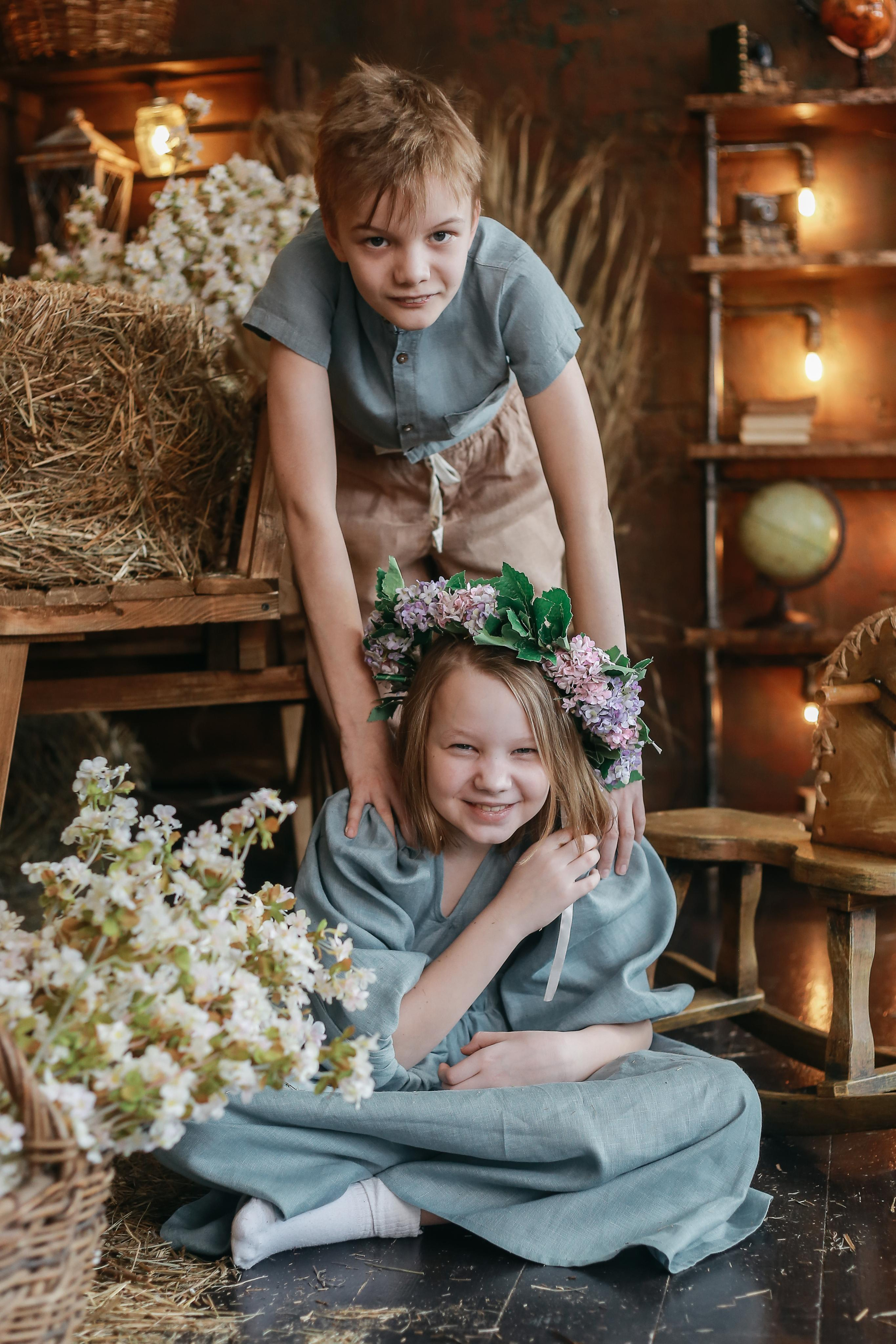 Детки и сова. Антонина Морозова, профессиональный семейный фотограф видеограф