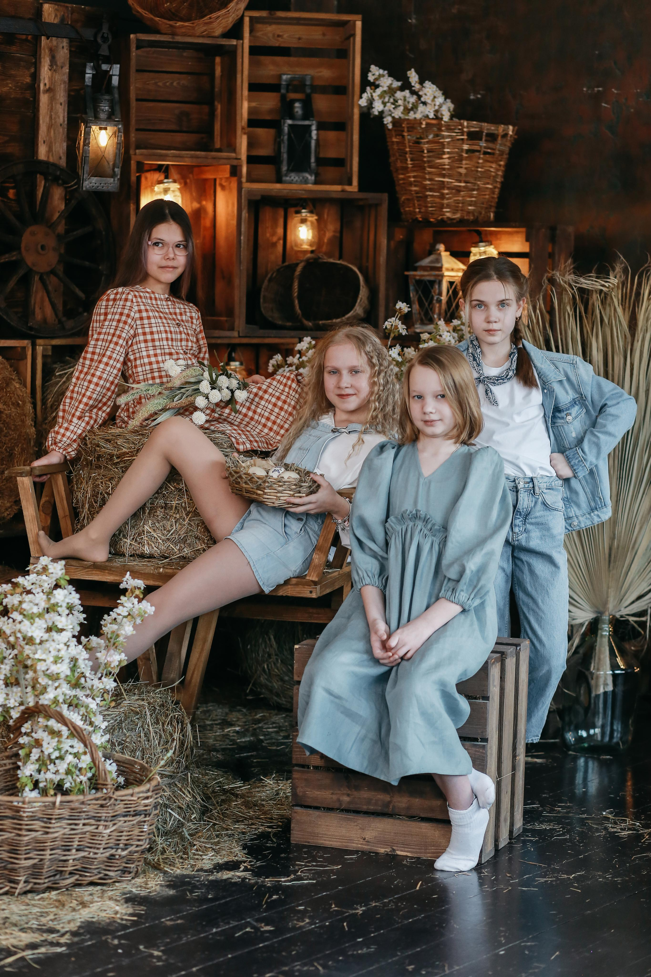 Детки и сова. Антонина Морозова, профессиональный семейный фотограф видеограф