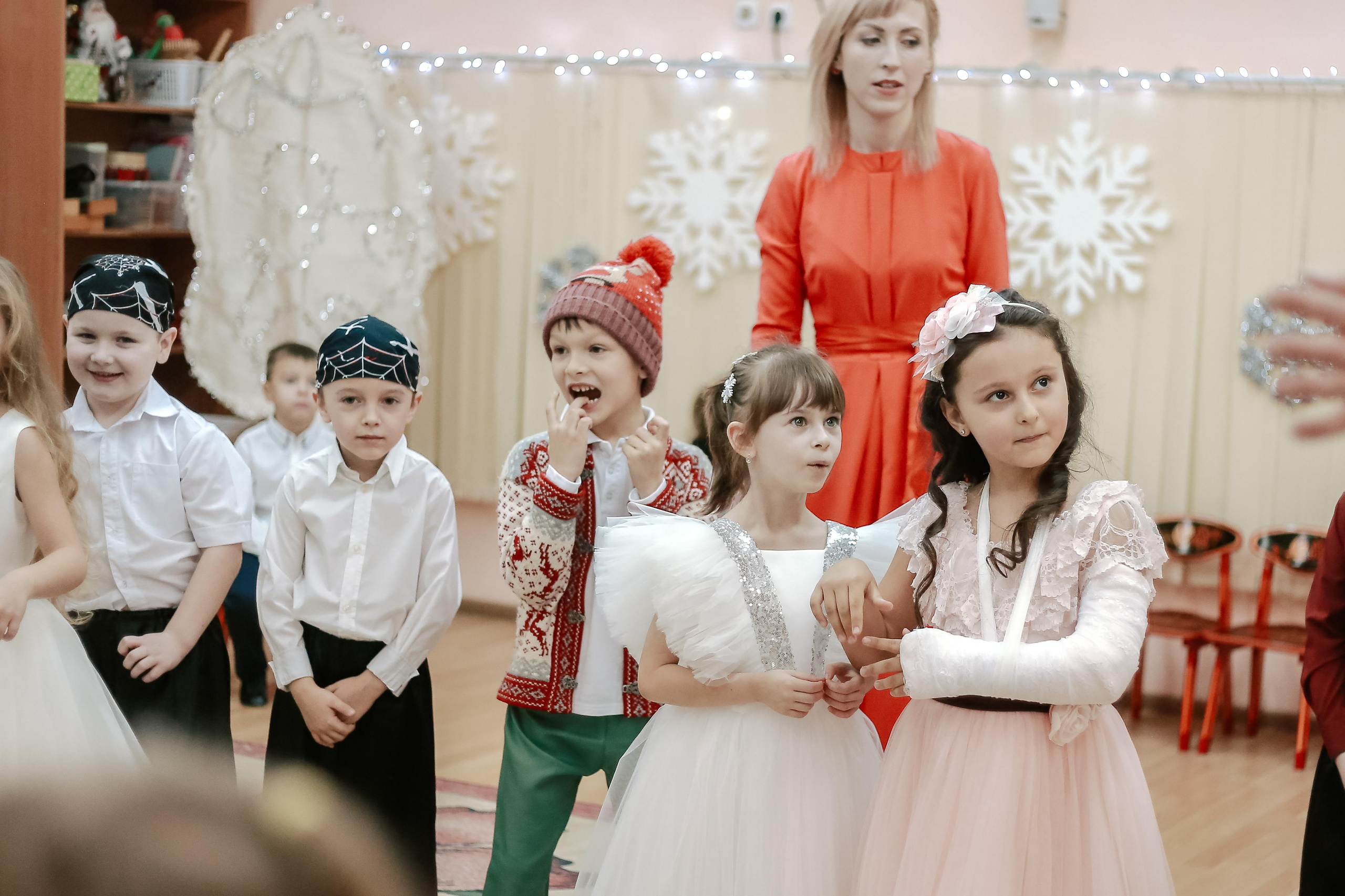 Дед Мороз в детском саду. Антонина Морозова, профессиональный семейный фотограф видеограф