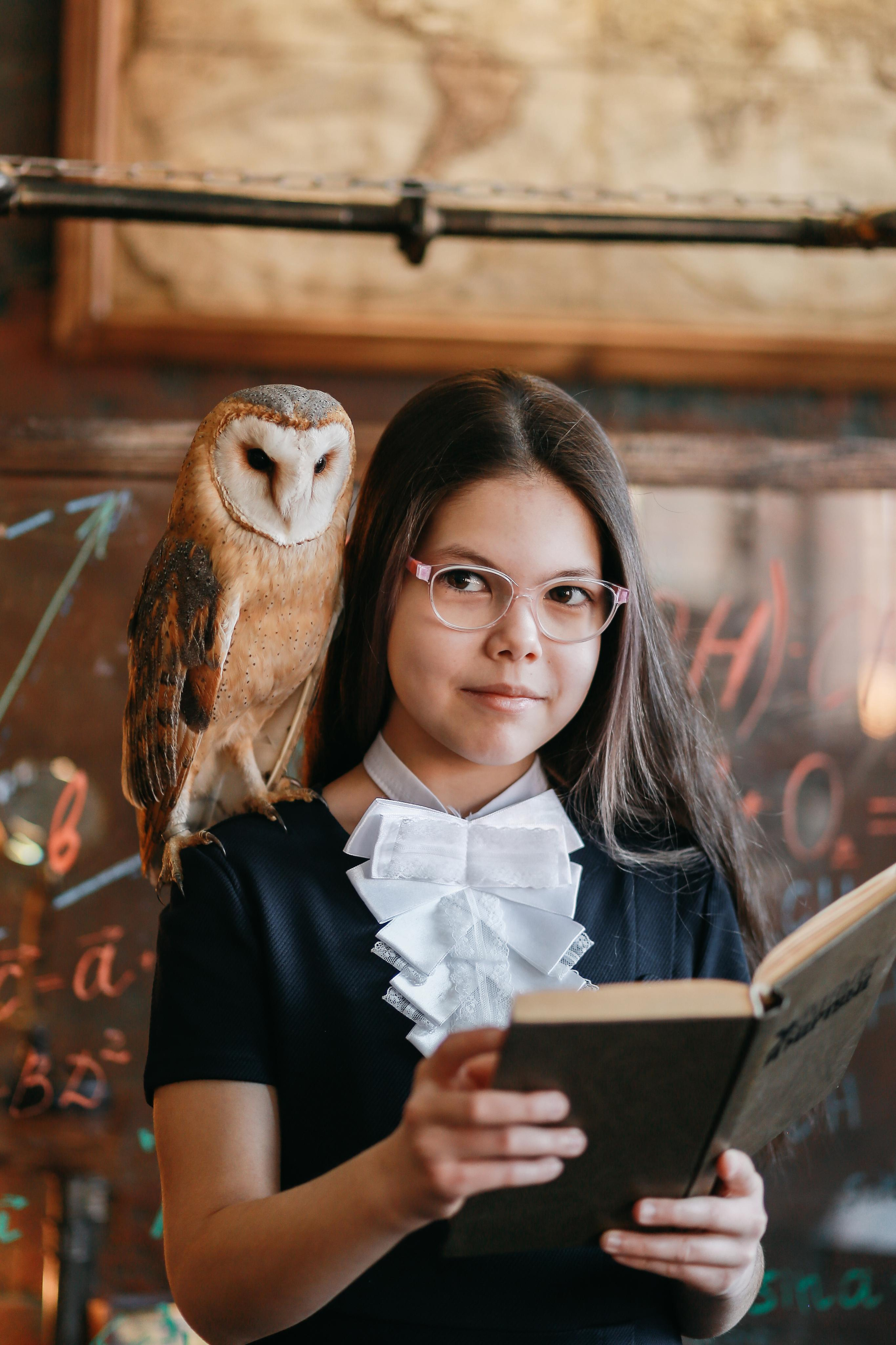 Детки и сова. Антонина Морозова, профессиональный семейный фотограф видеограф