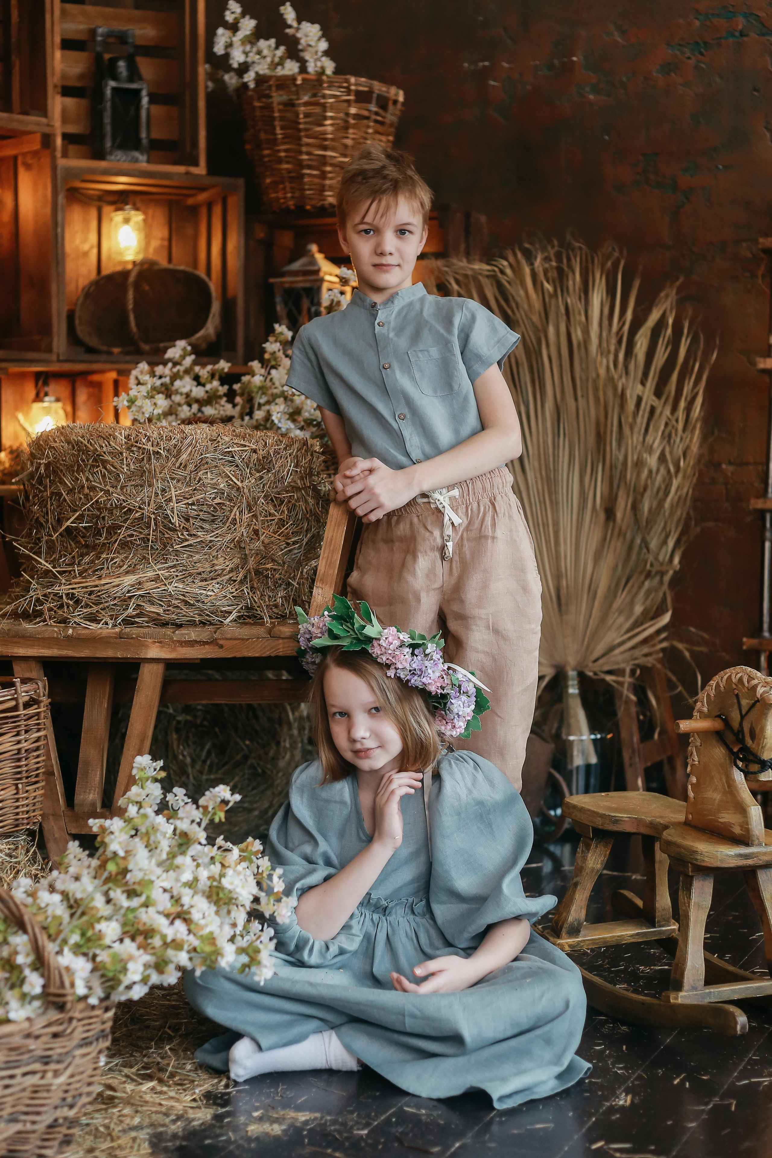 Детки и сова. Антонина Морозова, профессиональный семейный фотограф видеограф