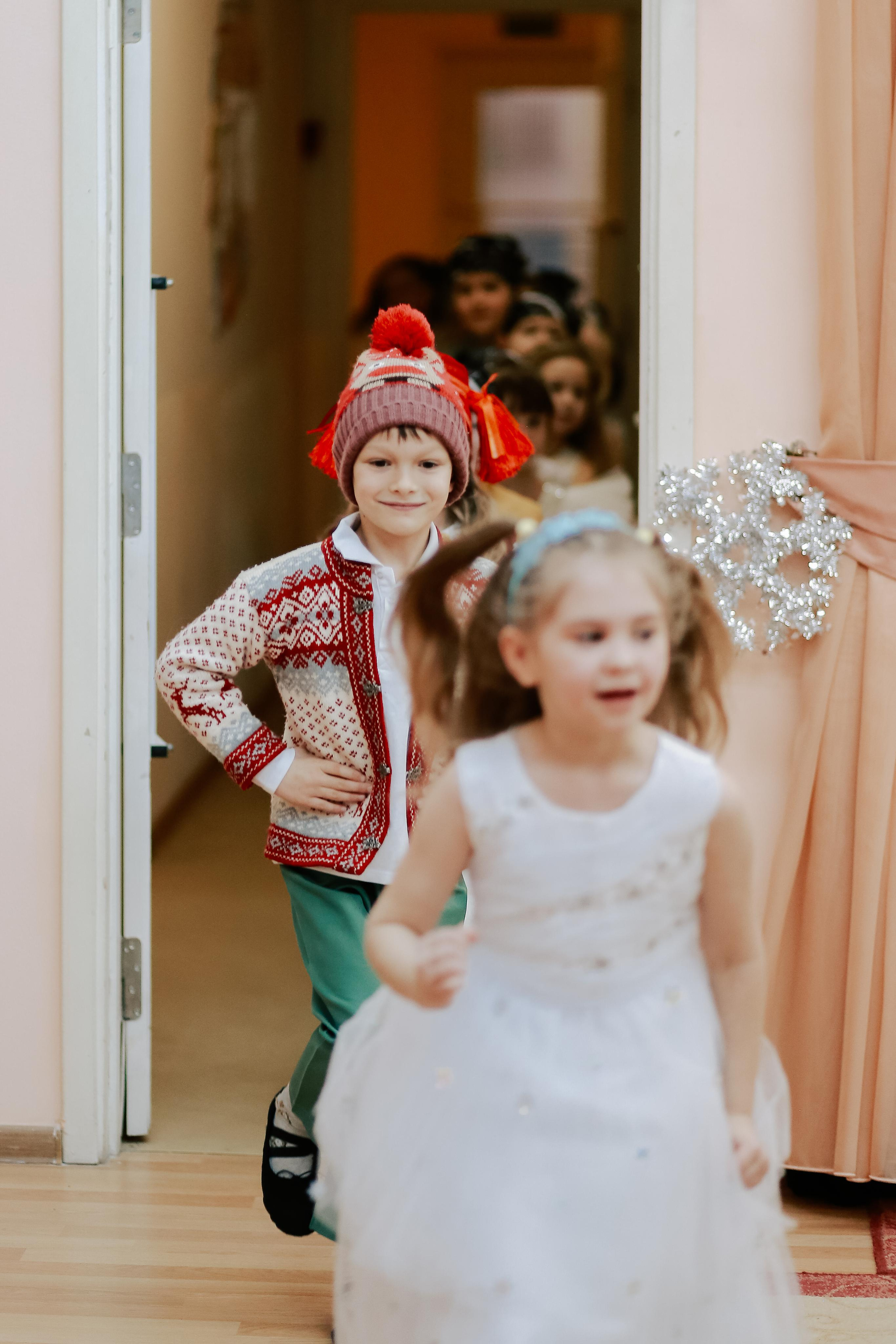 Дед Мороз в детском саду. Антонина Морозова, профессиональный семейный фотограф видеограф