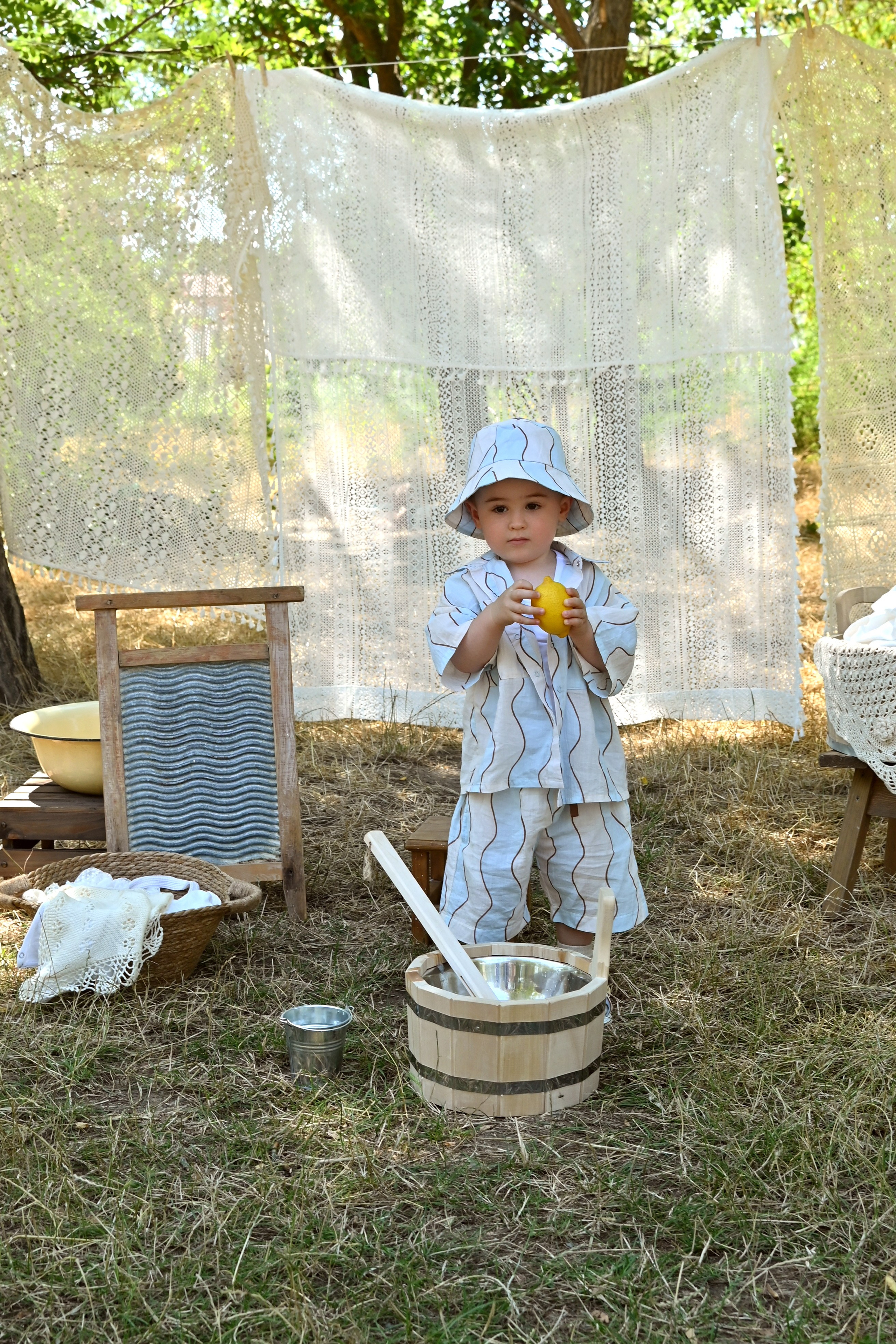 Стирка&Пикник. Детская фотостудия «Ягоза»