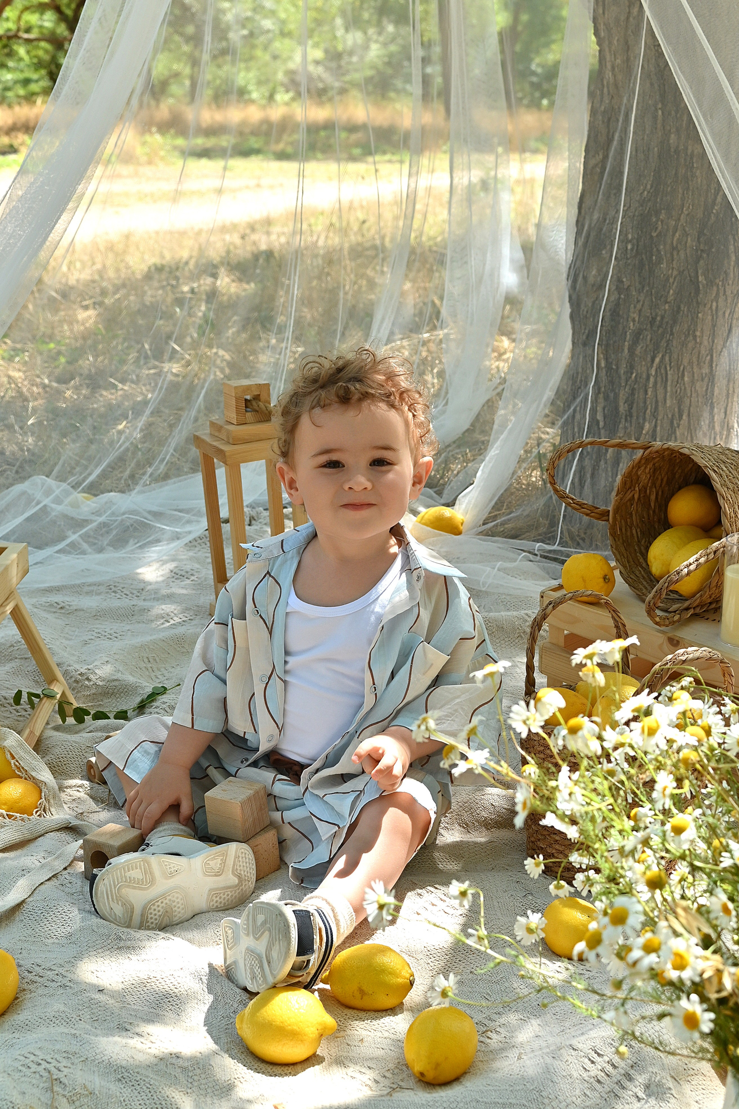 Стирка&Пикник. Детская фотостудия «Ягоза»