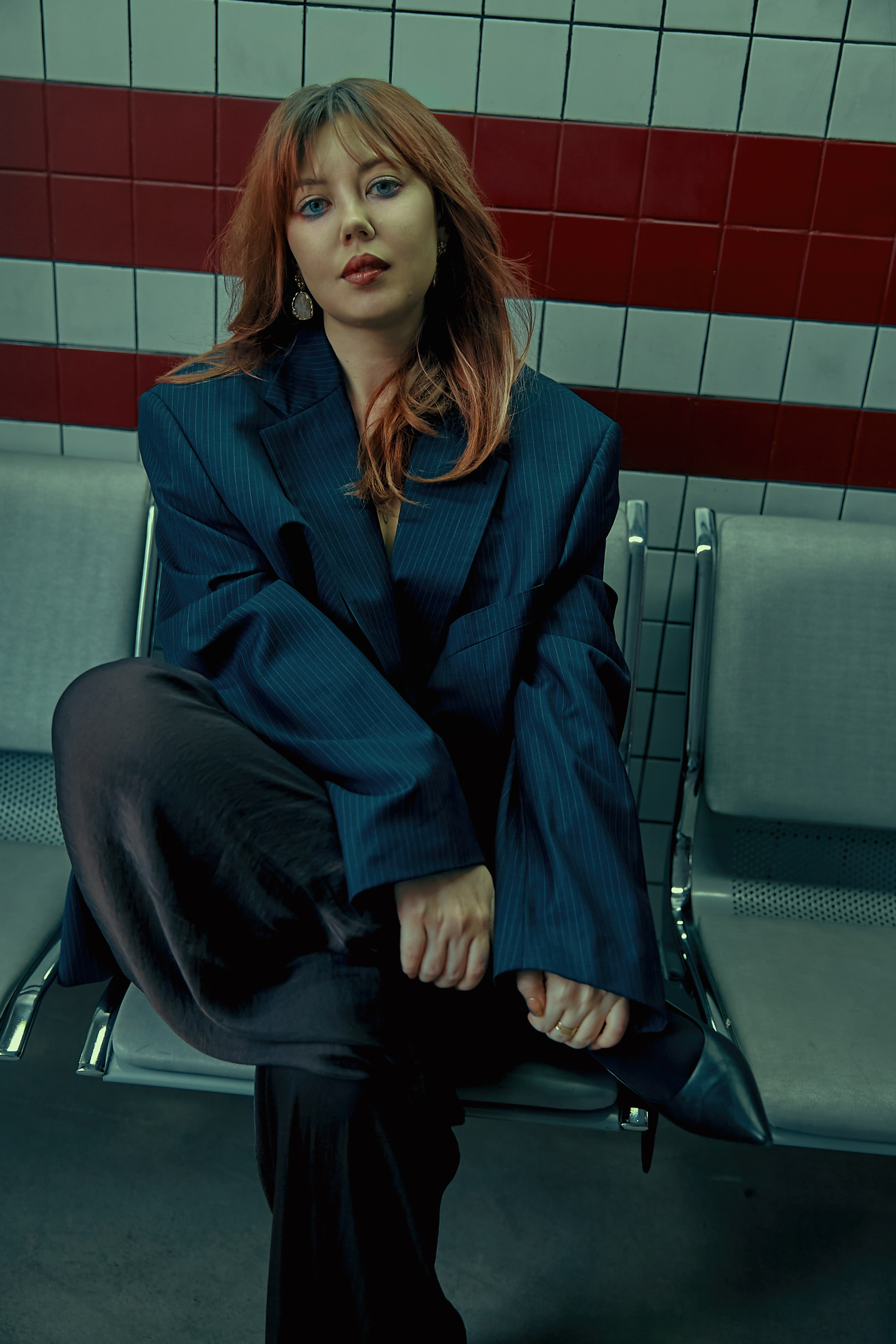 Фотосъемка в студии рыжей девушки. Рекламный фотограф Санкт-Петербург Катерина Мишкель