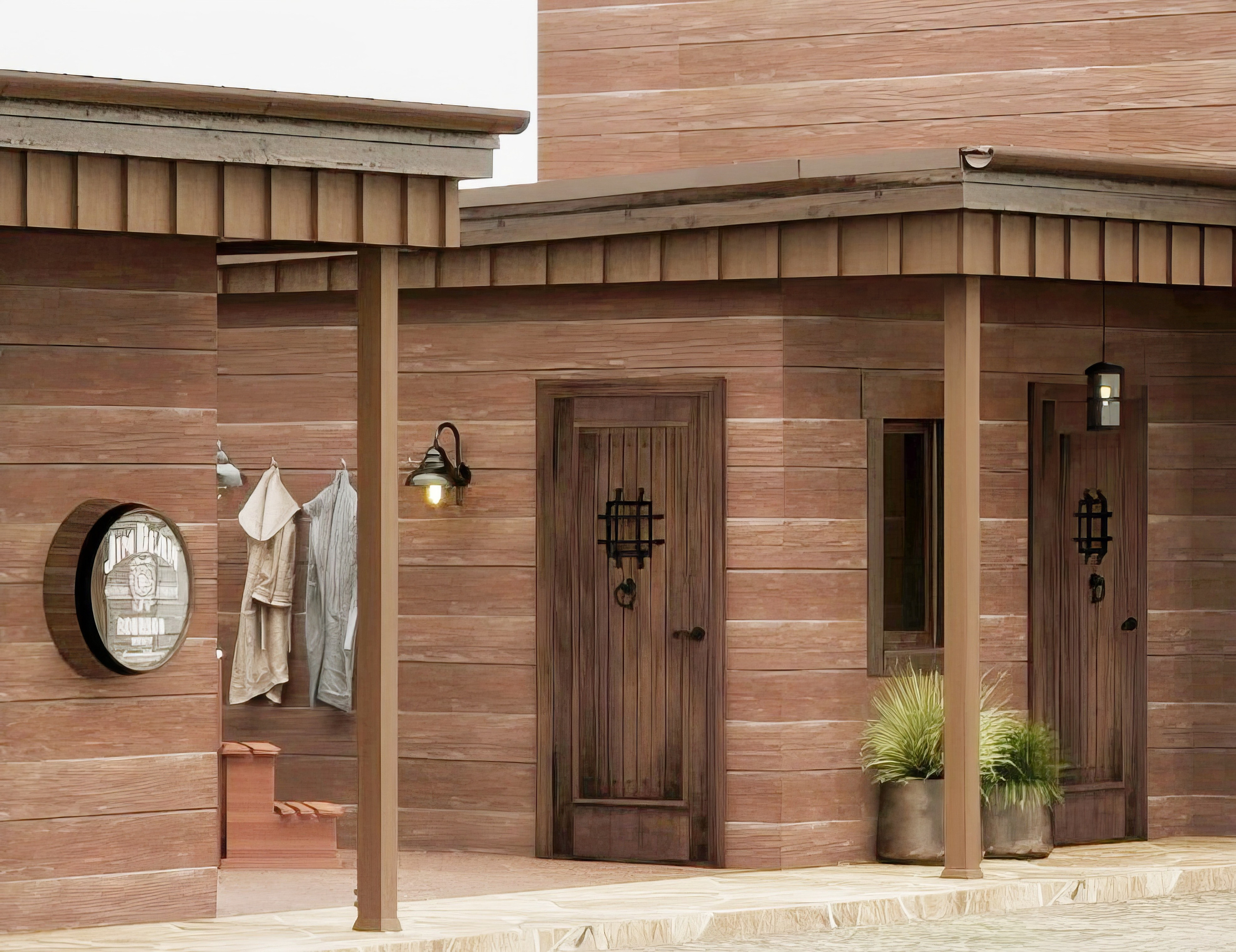 Банный комплекс, ул. Персиковая. Arrogant Arch