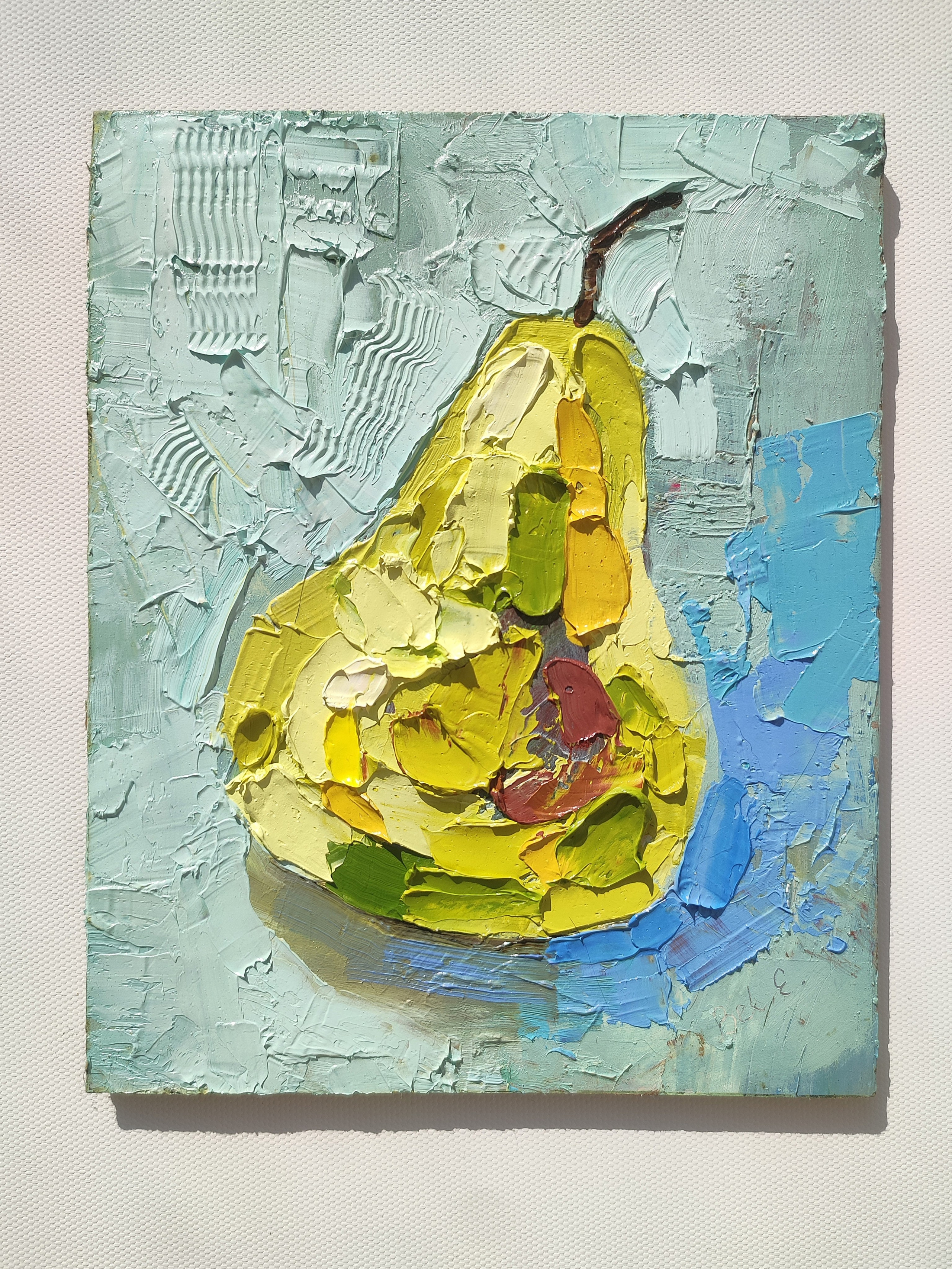 «Грушенька на голубом фоне». Галерея картин художницы Бельмесовой Евгении