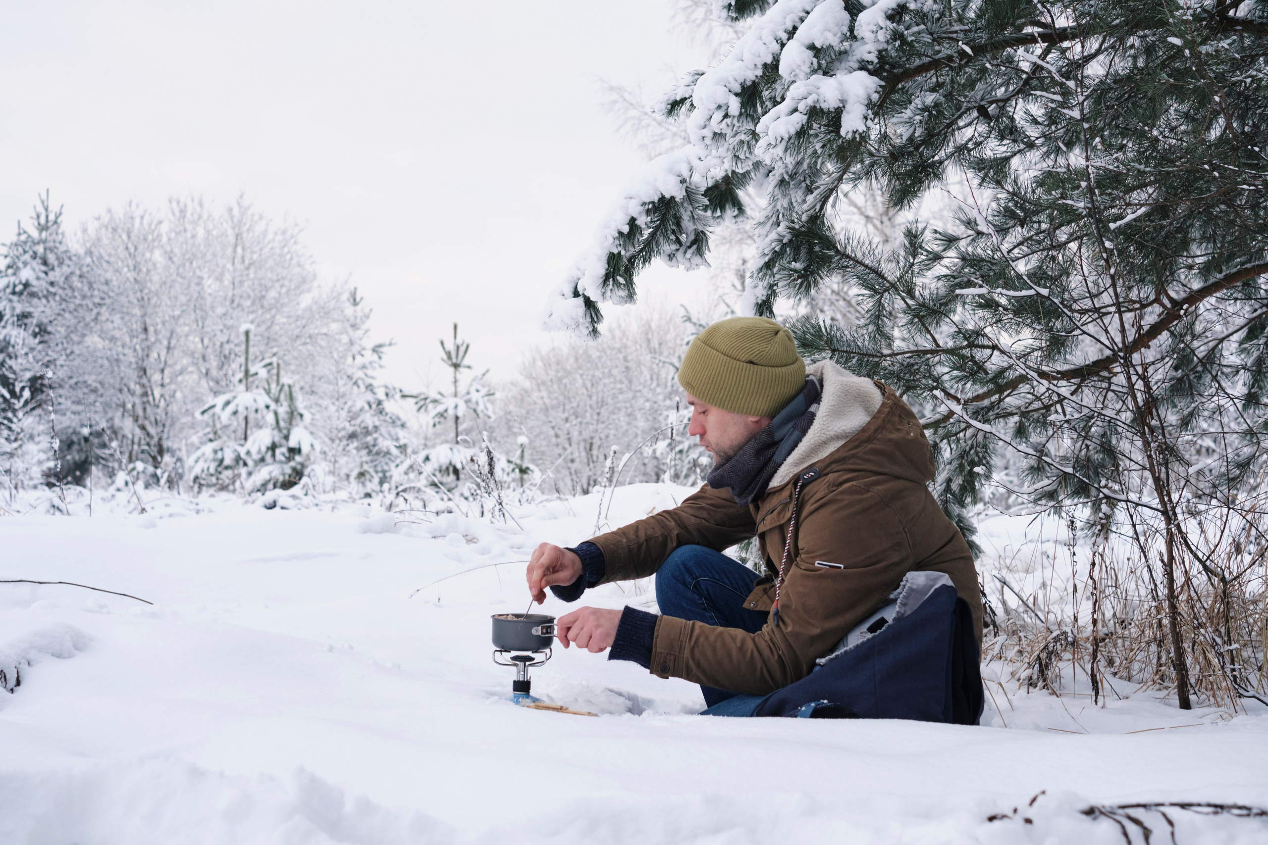 Зимняя фотосессия с вкусной едой на горелочке. Елена Павленко. Фотограф. Москва