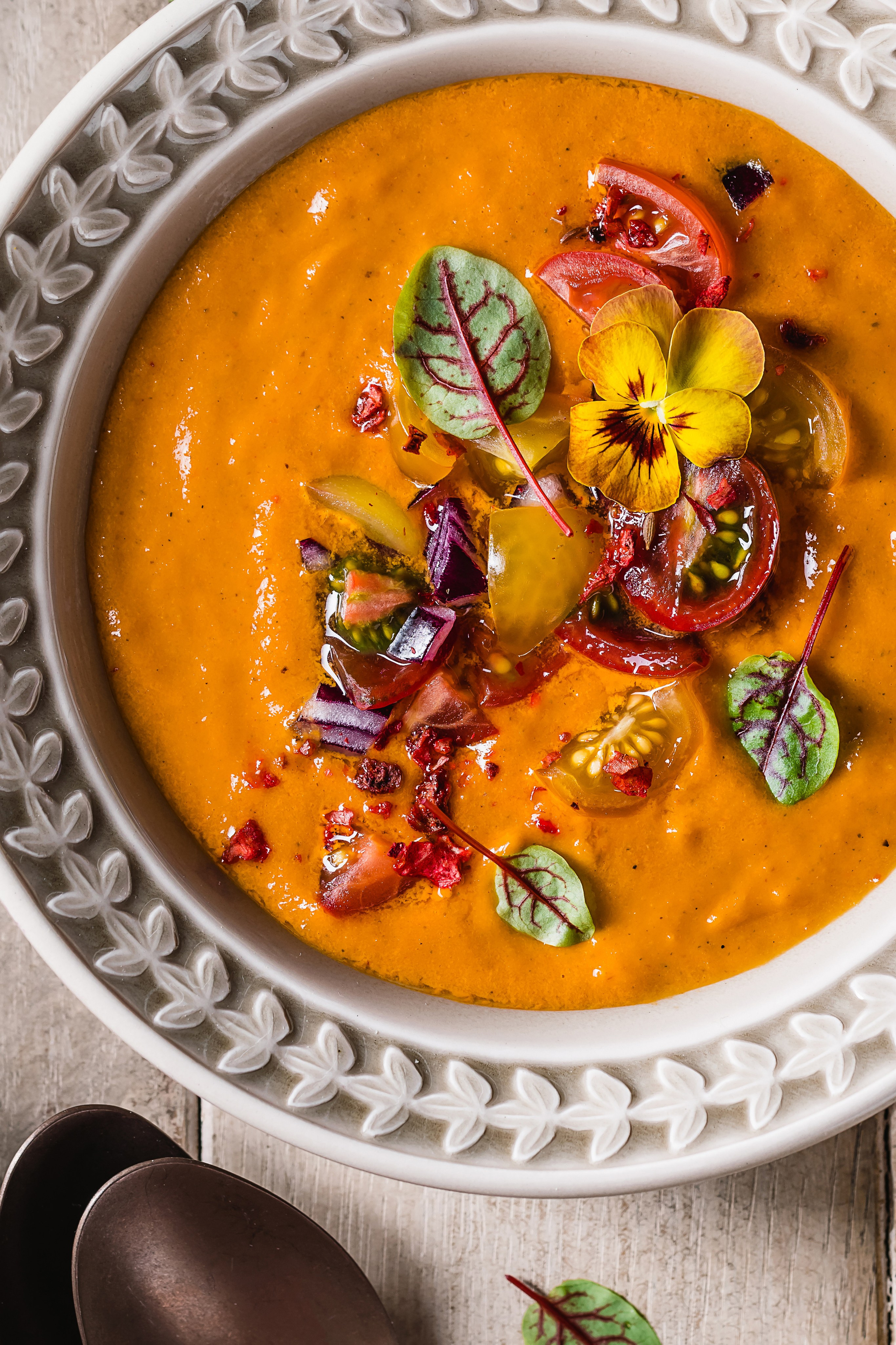 Gazpacho. Foodie Stories (гастрономические истории) рекламная фуд-фотосъёмка, Москва