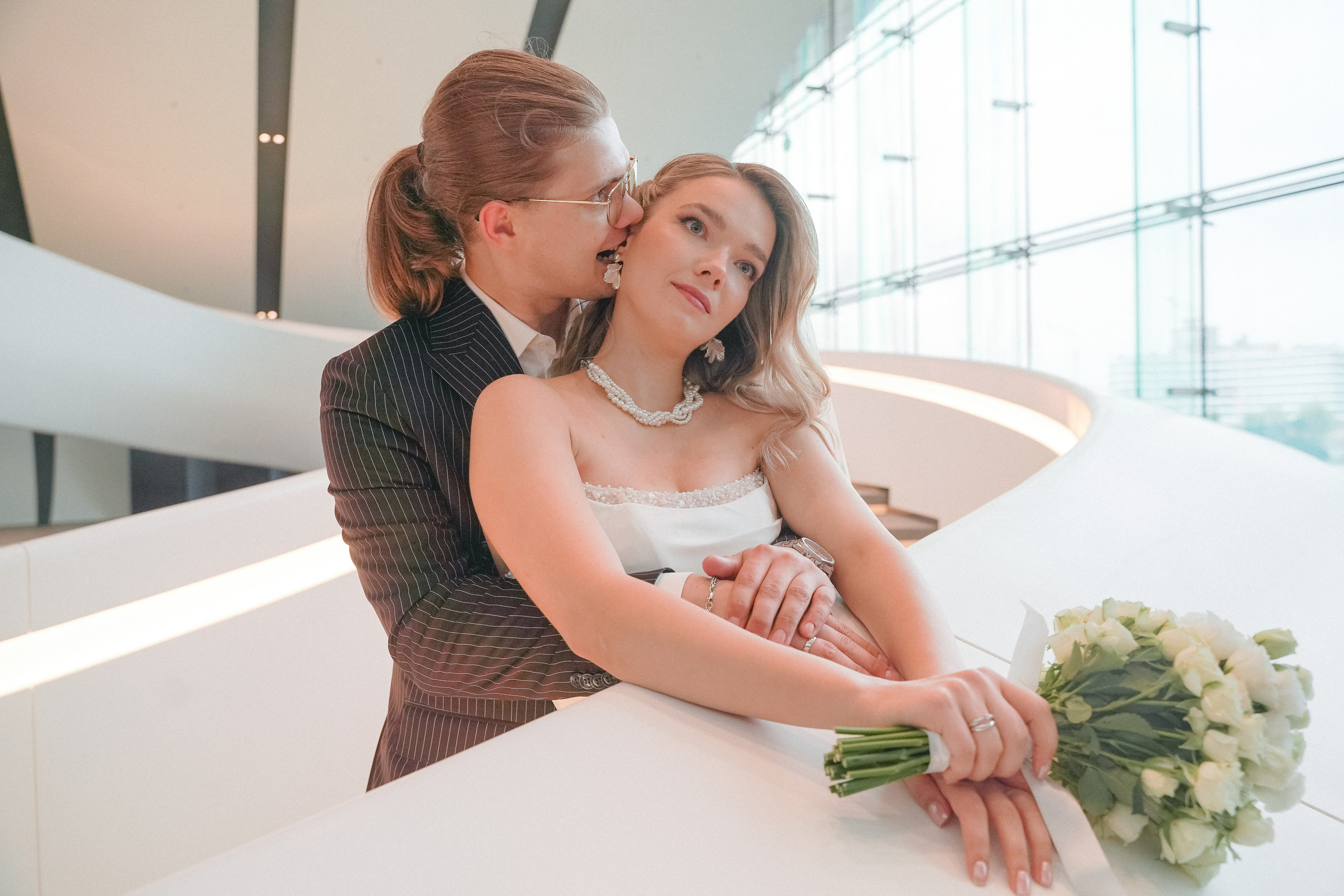 Минимализм на Лахте. Анна и Дмитрий. Professional photoartist in St. Petersburg (wedding, reportage, portrait, model book, love story) Alexander Shvedov