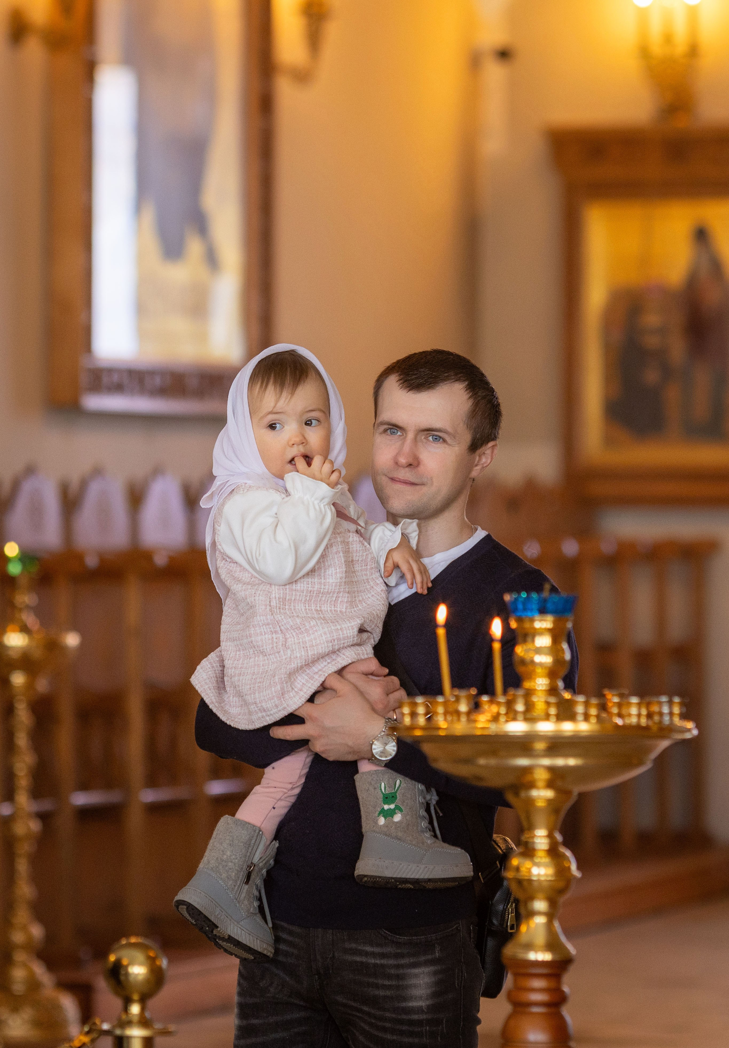 Крещение Милании. Семейный и детский фотограф Анна Петракова